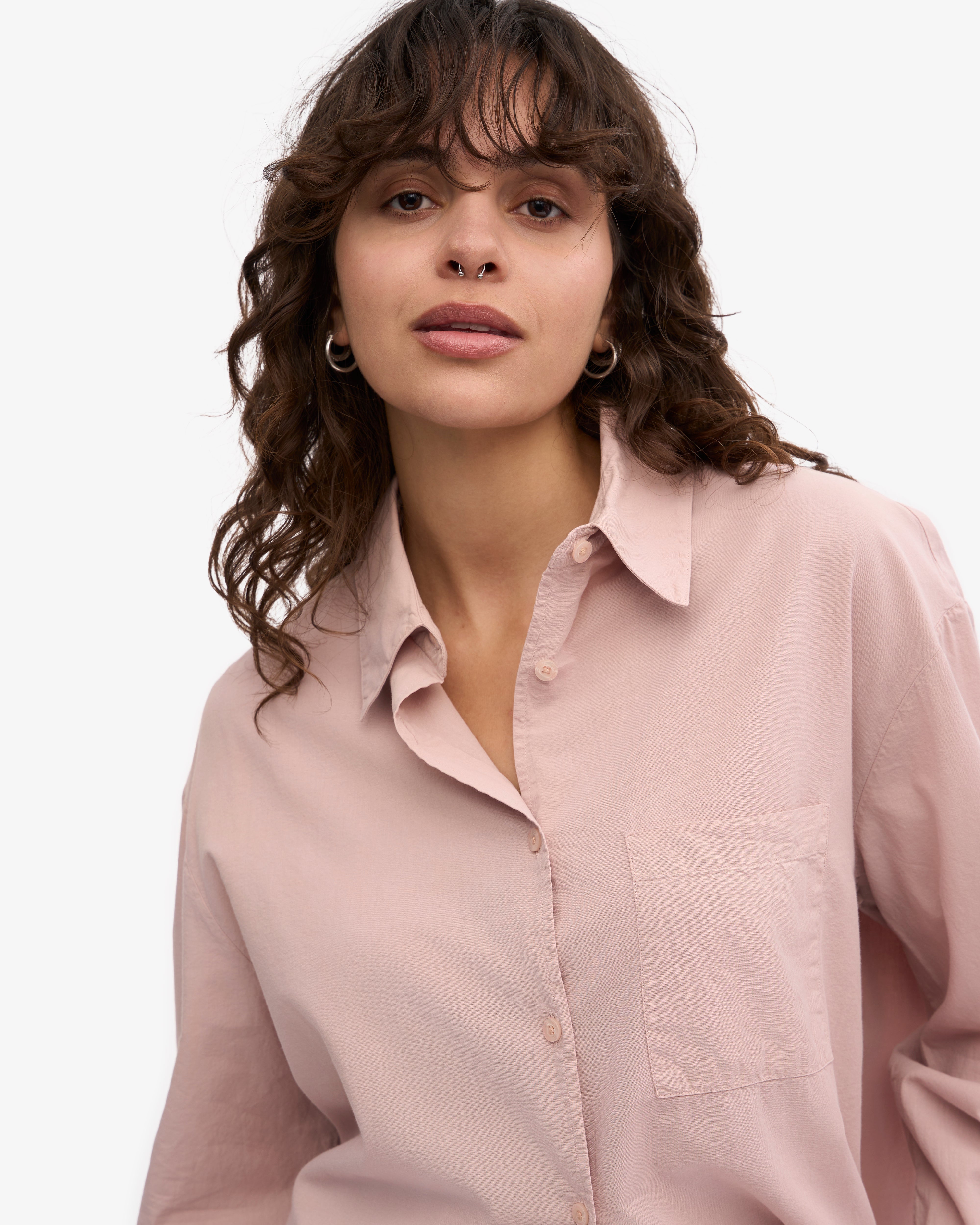 Organic Oversized Shirt - Faded Pink – Colorful Standard