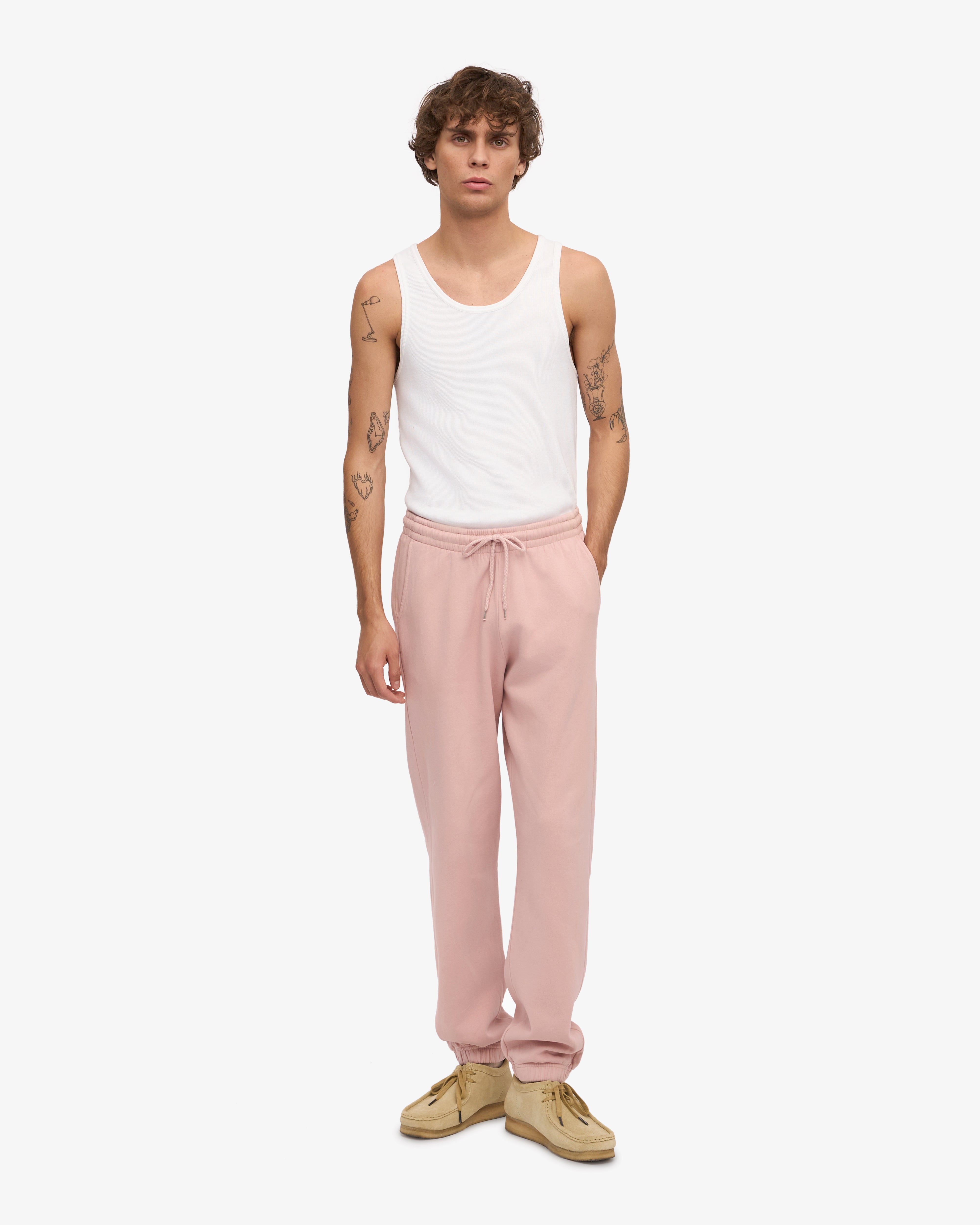 Organic Sweatpants - Faded Pink XS