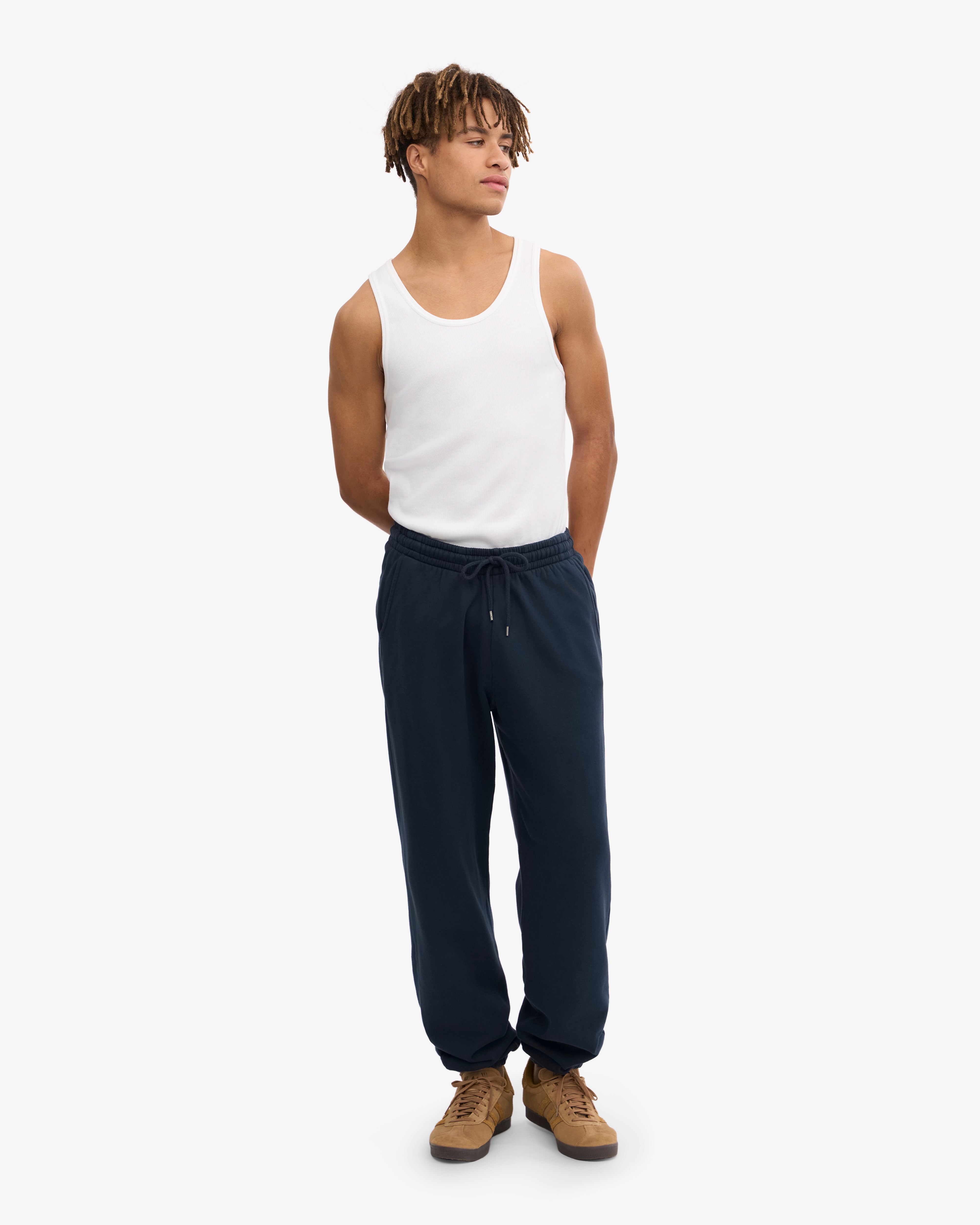 Organic Sweatpants - Navy Blue XS