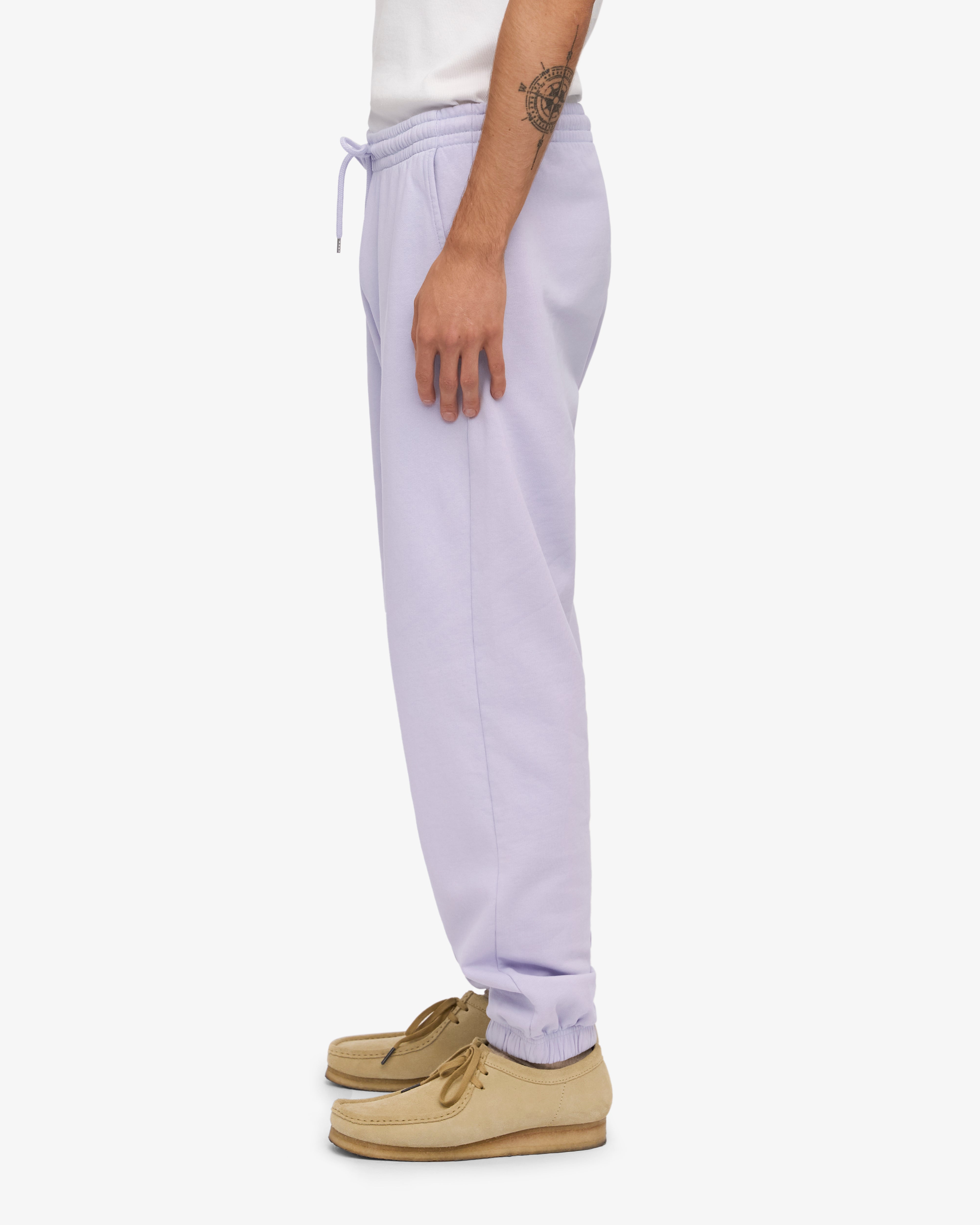 Organic Sweatpants - Soft Lavender XS