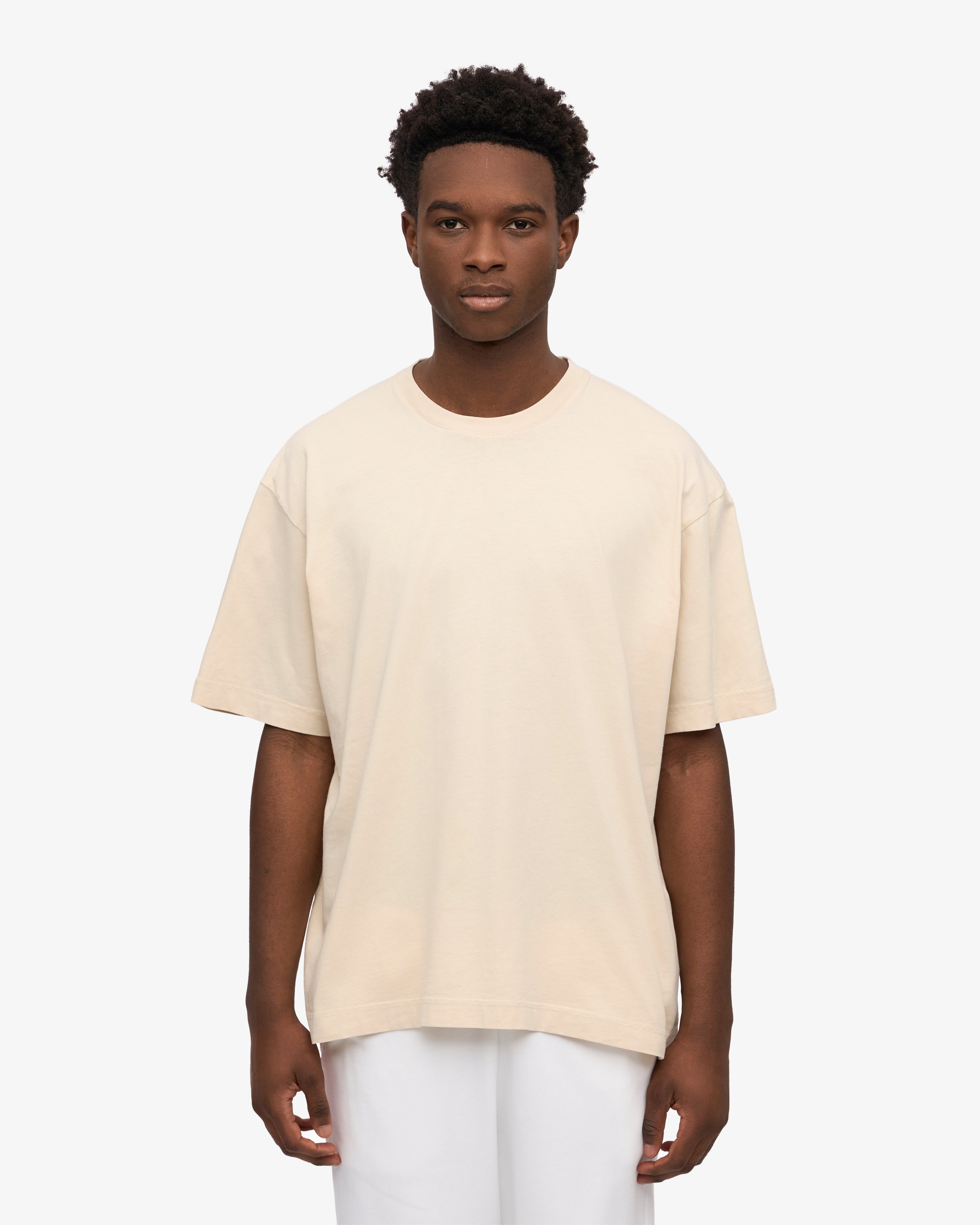 Oversized Organic T-Shirt - Ivory White XS