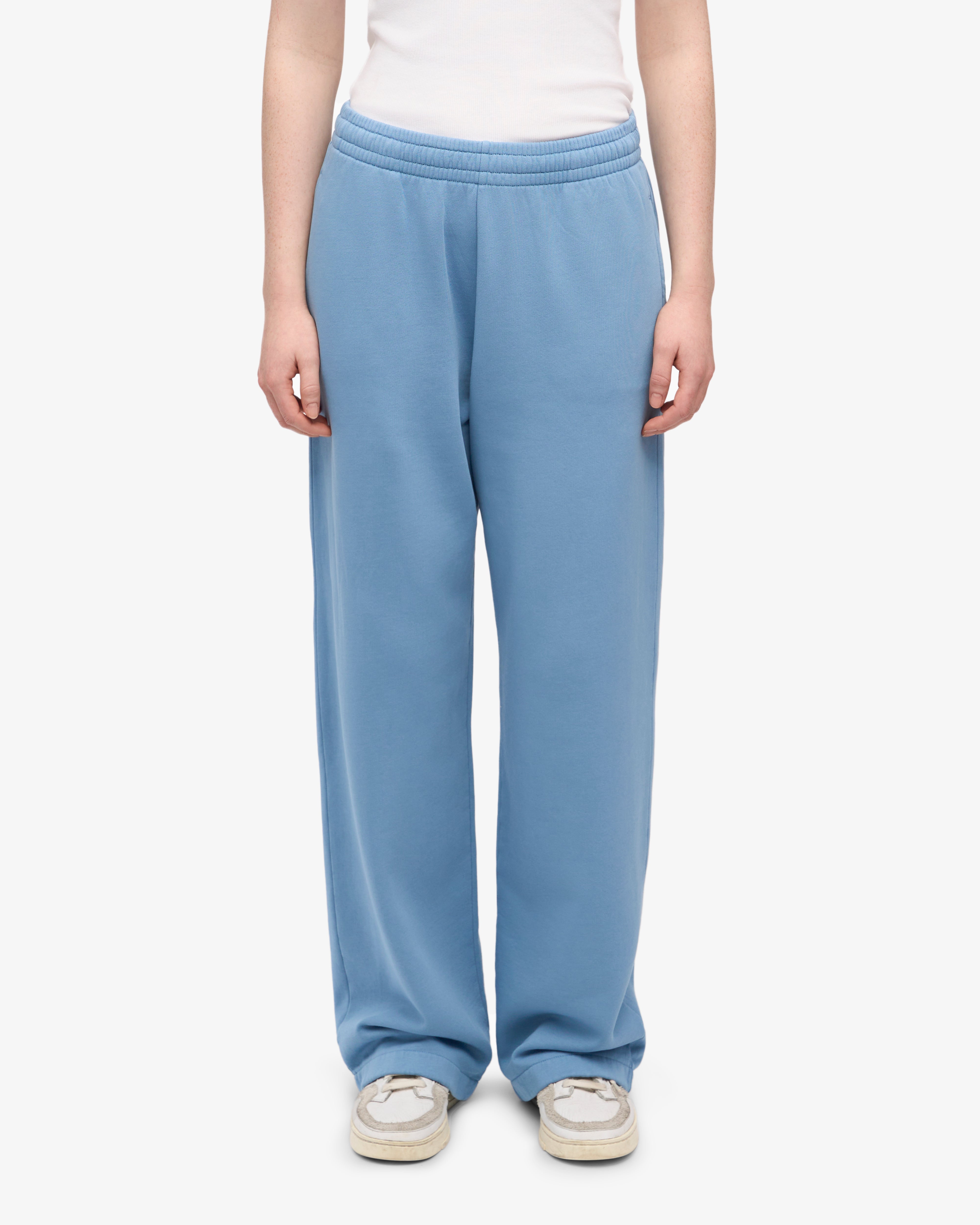 Blue Rapper Sweatpants Organic Straight Leg Sweatpants - Seaside Blue – Colorful Standard