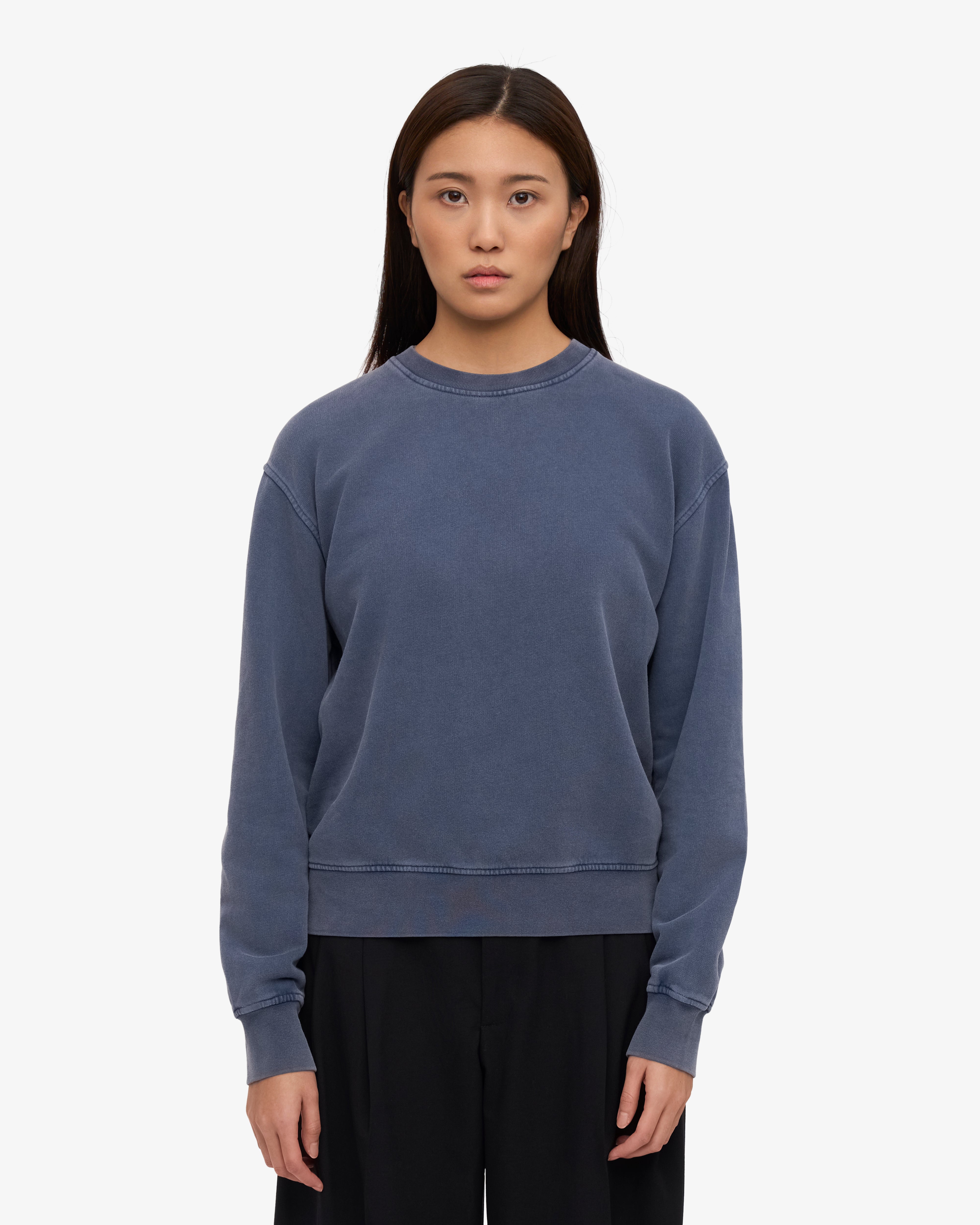 Women Classic Organic Crew - Neptune Blue XS