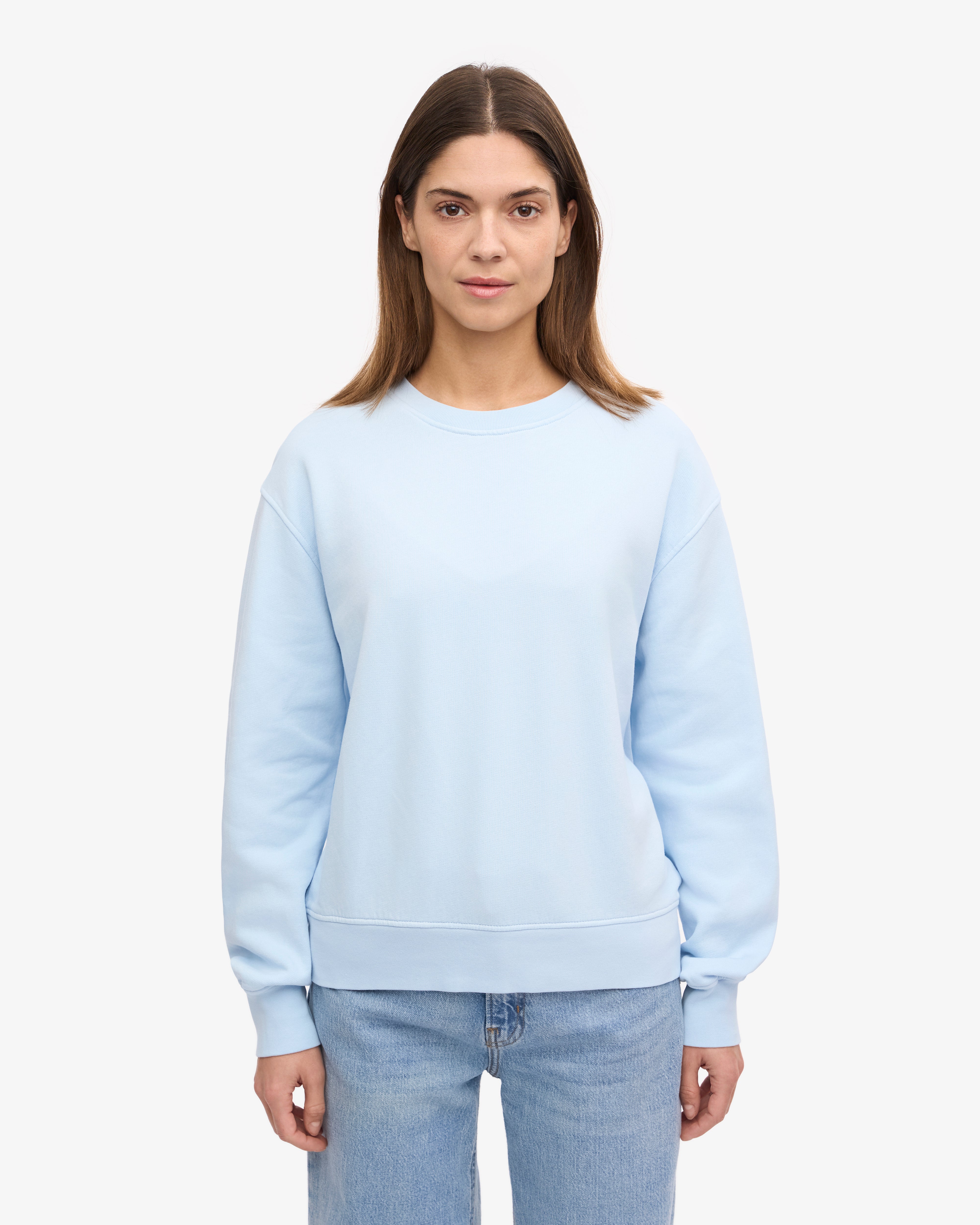 Women Classic Organic Crew - Polar Blue XS