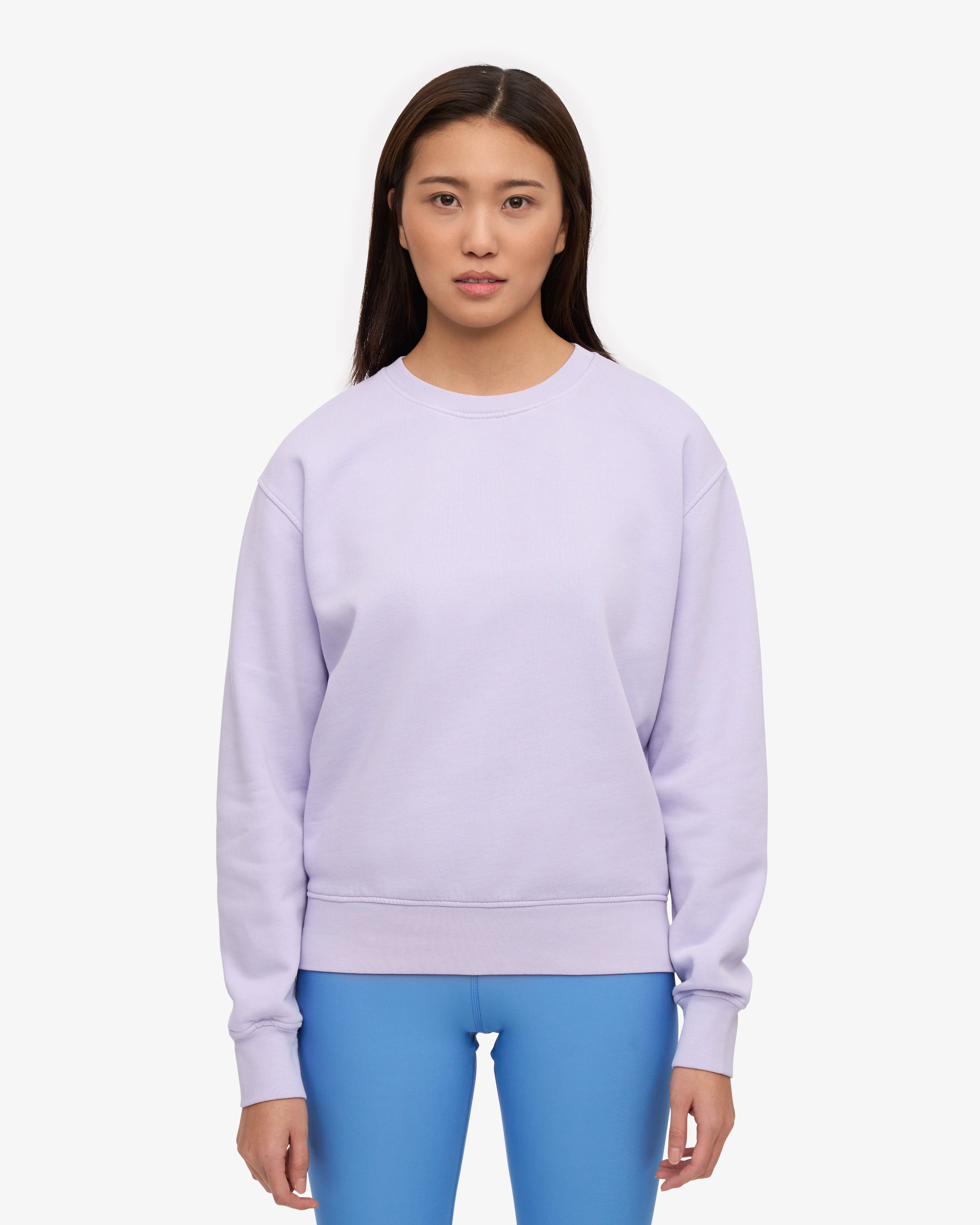 Women Classic Organic Crew - Soft Lavender XS