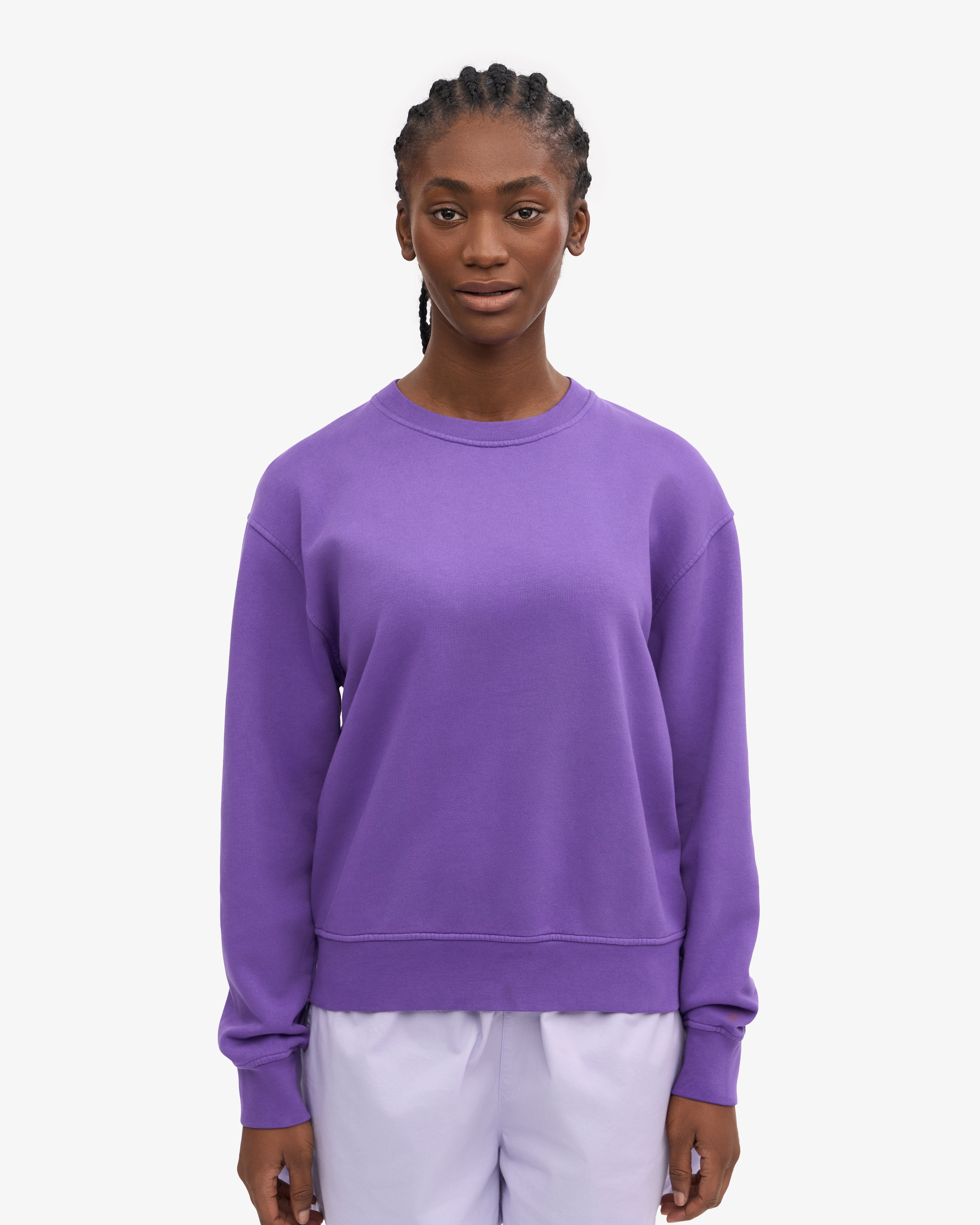 Women Classic Organic Crew - Ultra Violet XS