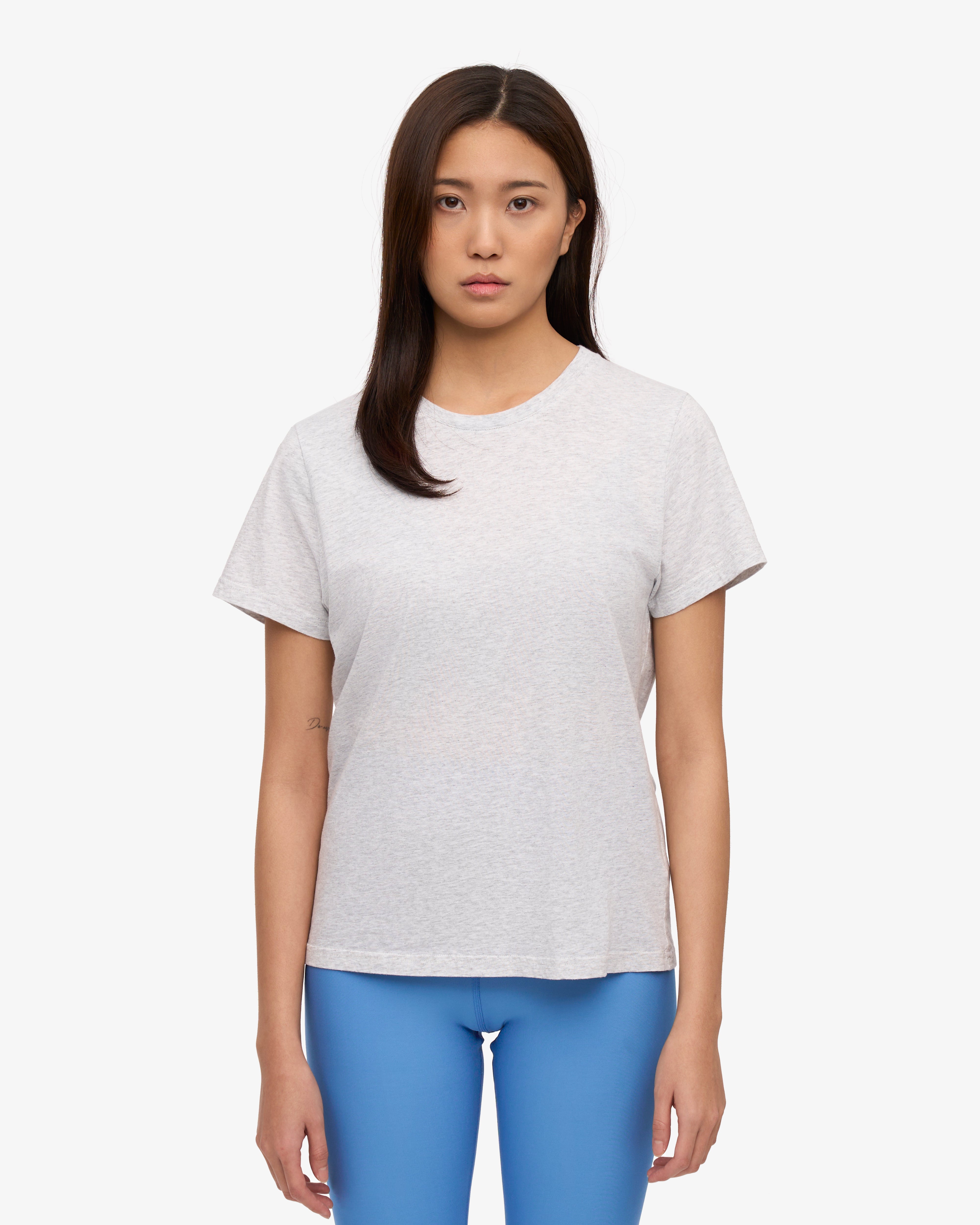 Women Light Organic Tee - Snow Melange