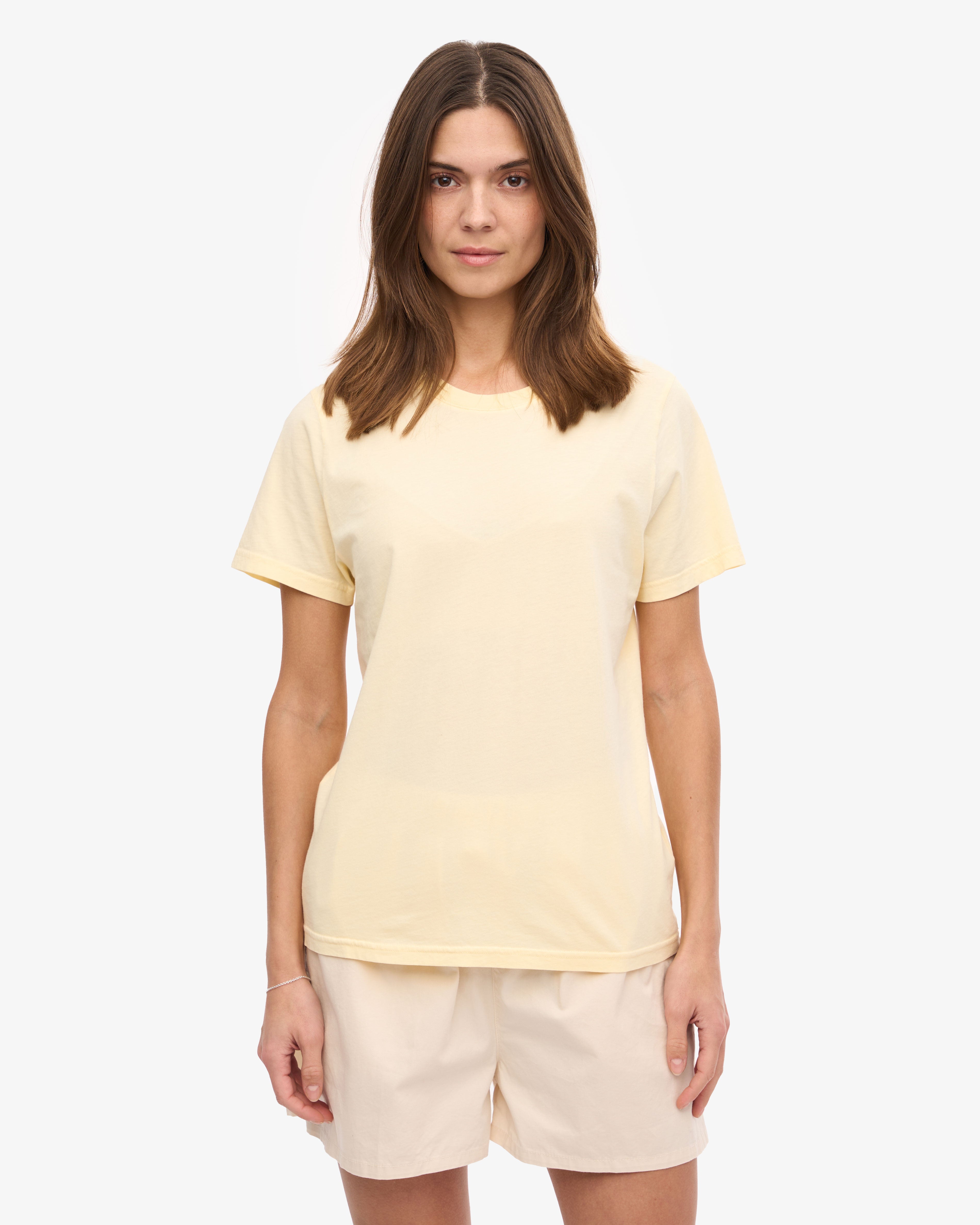 Women Light Organic Tee - Soft Yellow