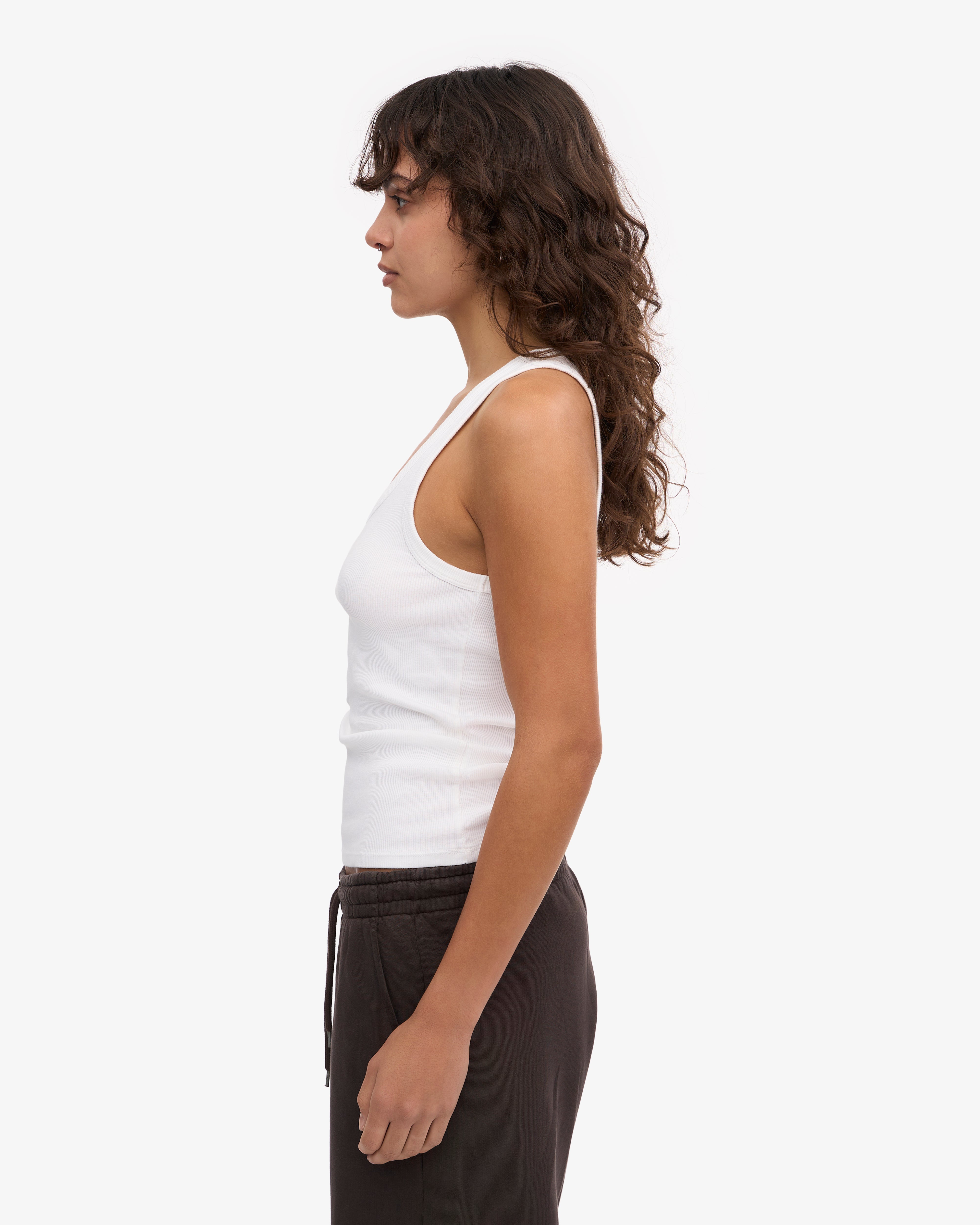 Women Organic Rib Tank Top - Optical White – Colorful Standard