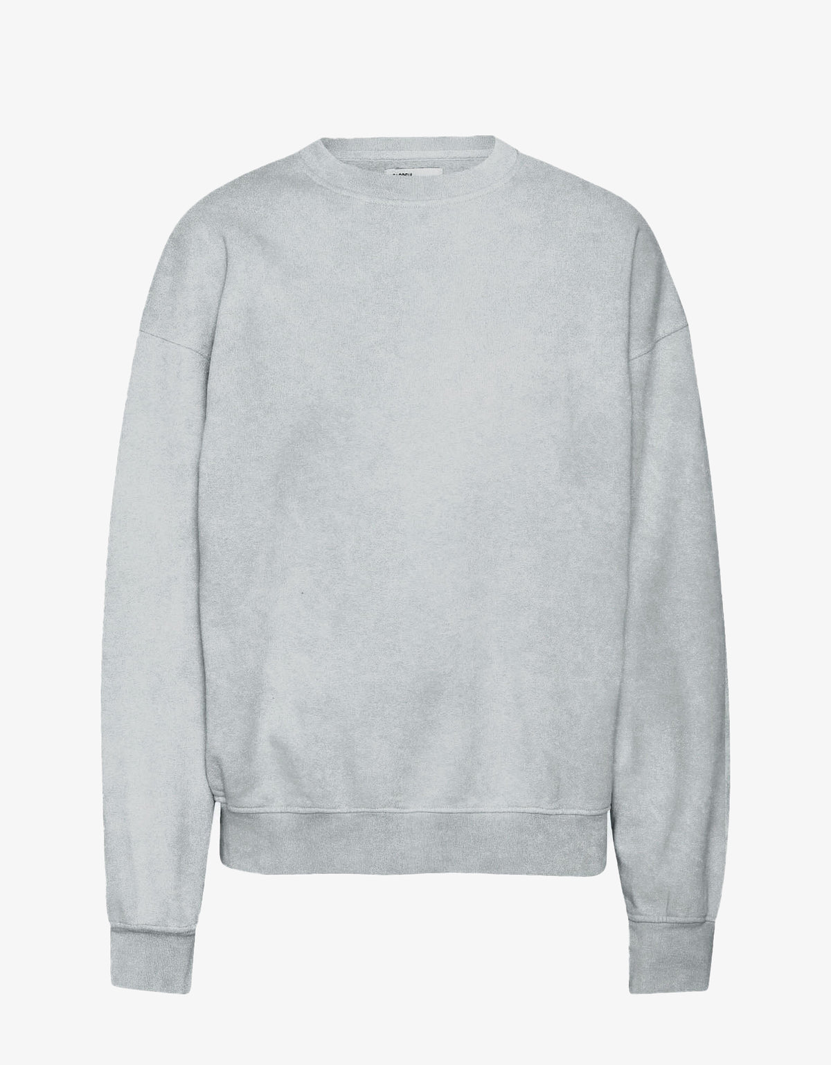 Organic oversized crew faded black