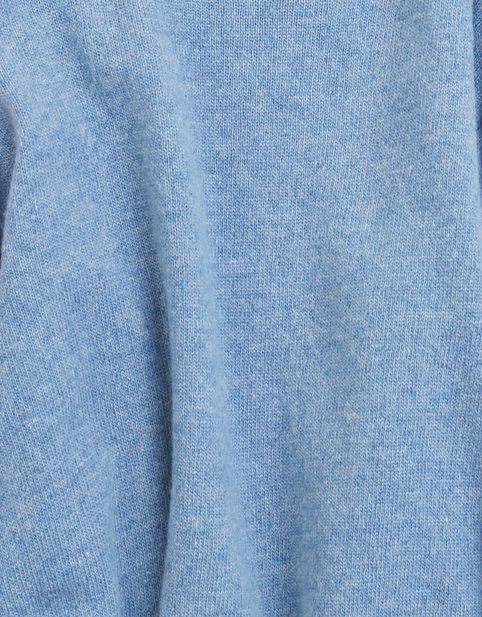Classic Merino Wool Crew Stone Blue Colorful Standard