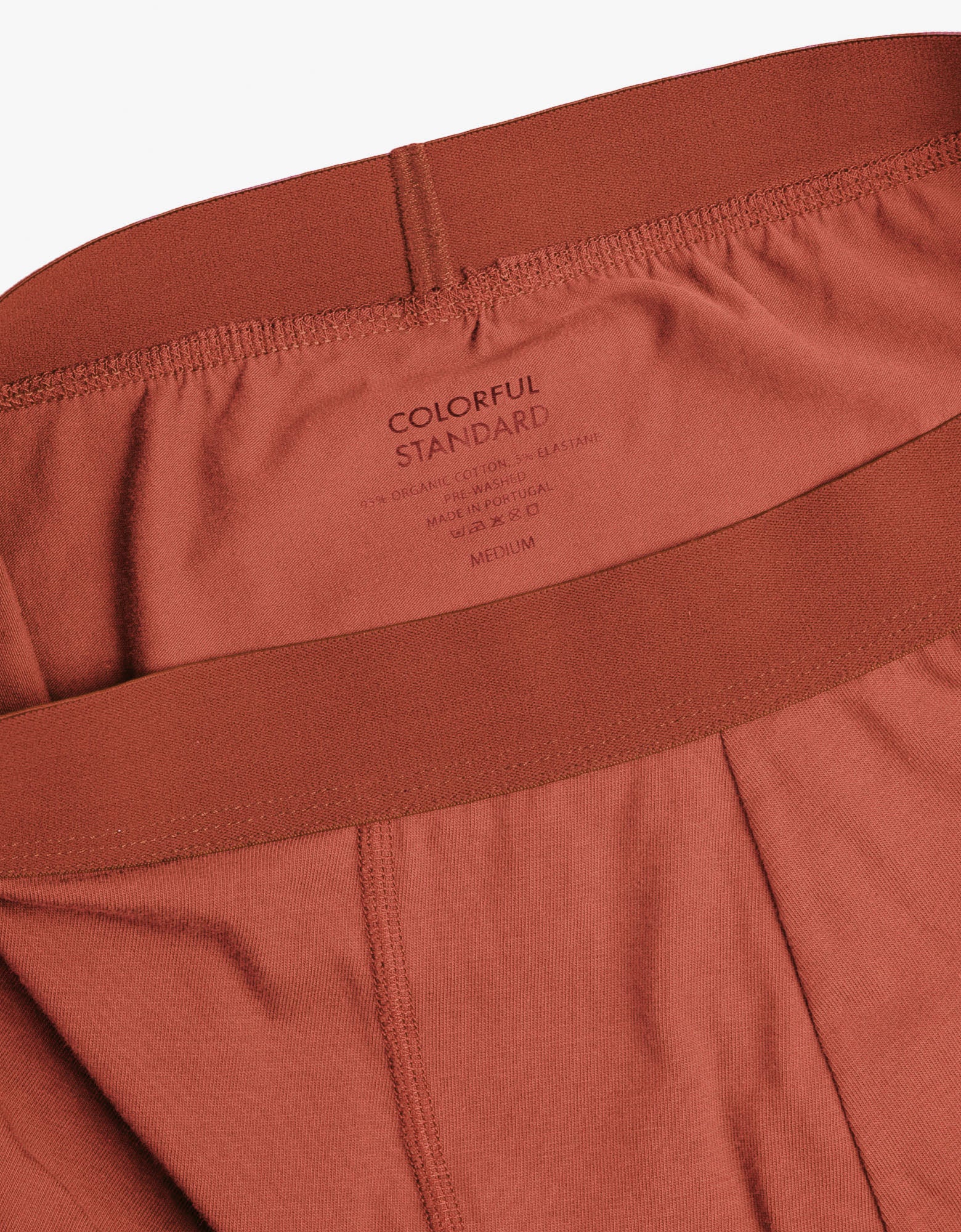 Colorful Standard Classic Organic Boxer Briefs Underwear Dark Amber