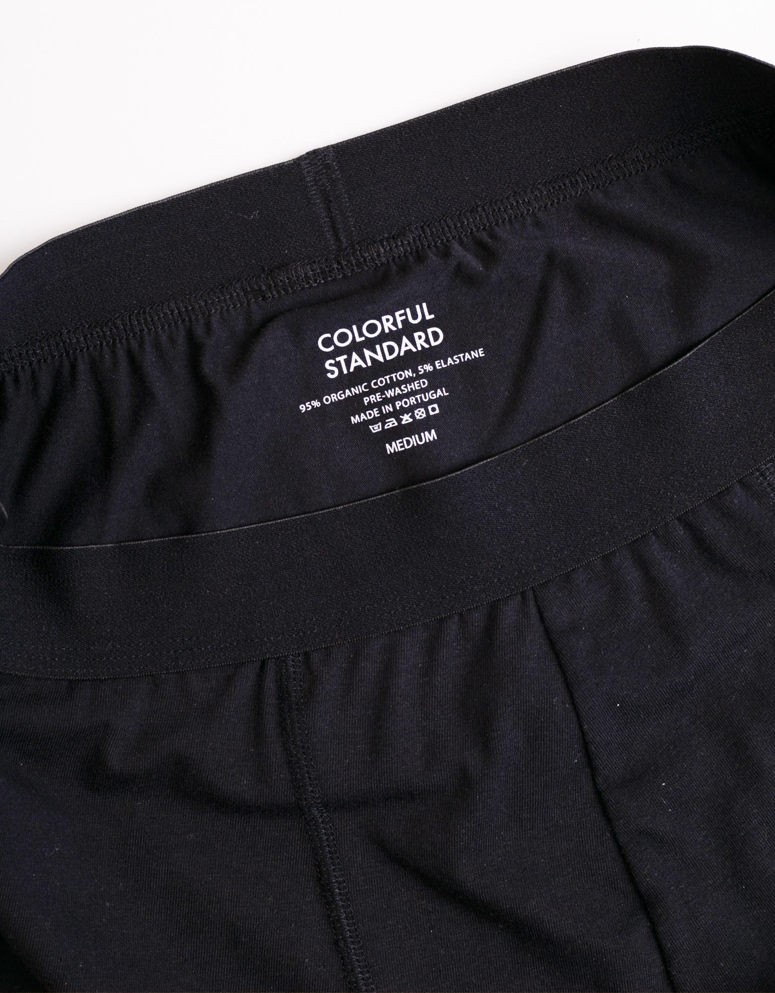 Colorful Standard Classic Organic Boxer Briefs Underwear Deep Black