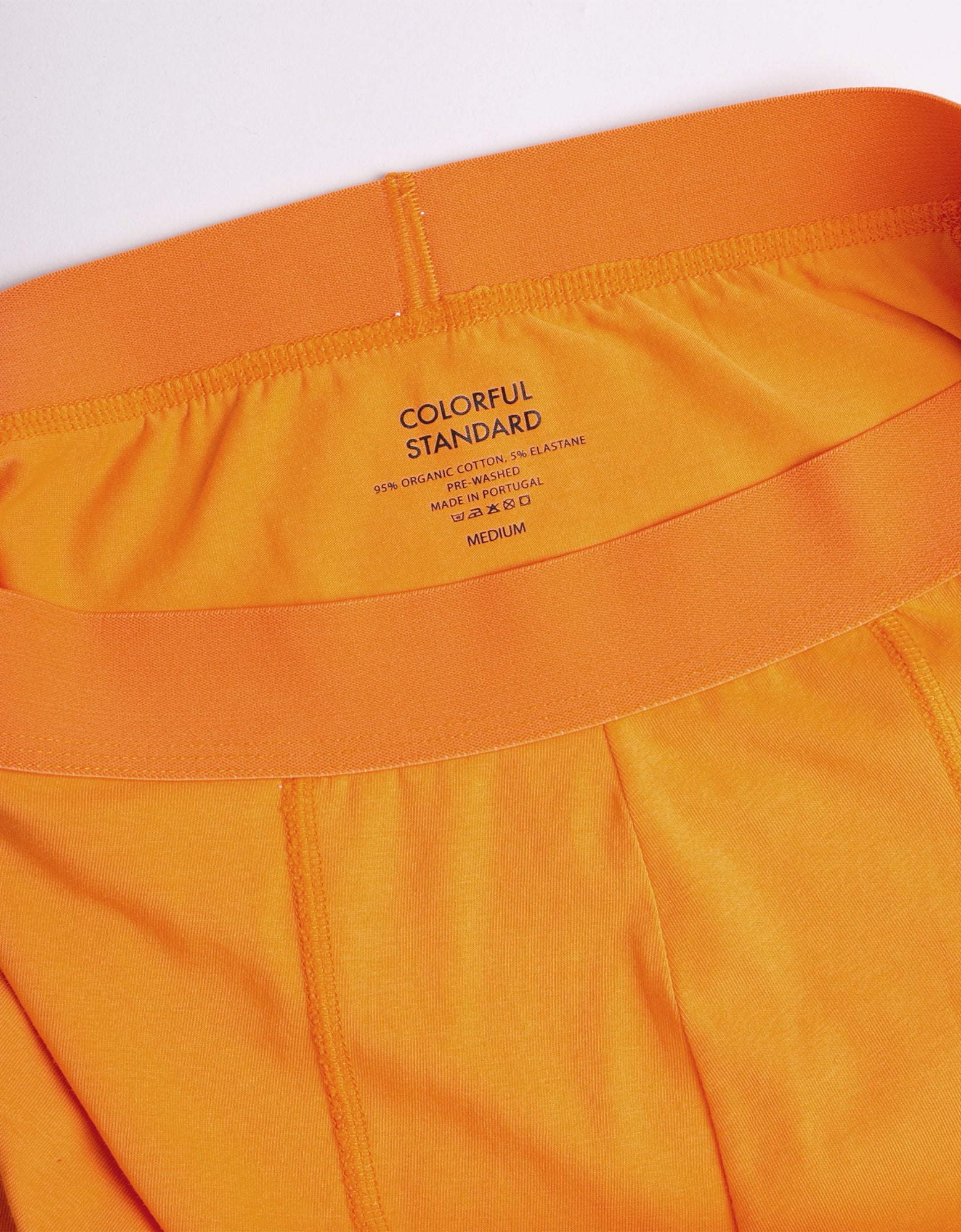 Colorful Standard Classic Organic Boxer Briefs Underwear Sunny Orange