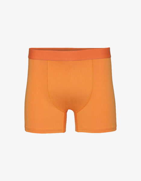 Frehsky mens underwear mens boxer briefs Male Casual Splice Solid  Breathable Underwear Pant Cotton Knickers Comfortable Boxer Orange