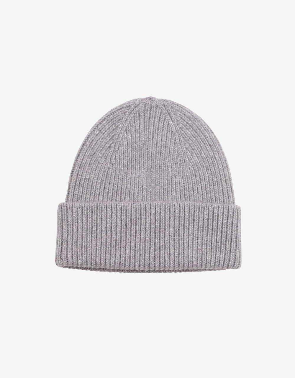 BEANIE HAT IN CLOUD GRAY WOOL 430081 main image 0