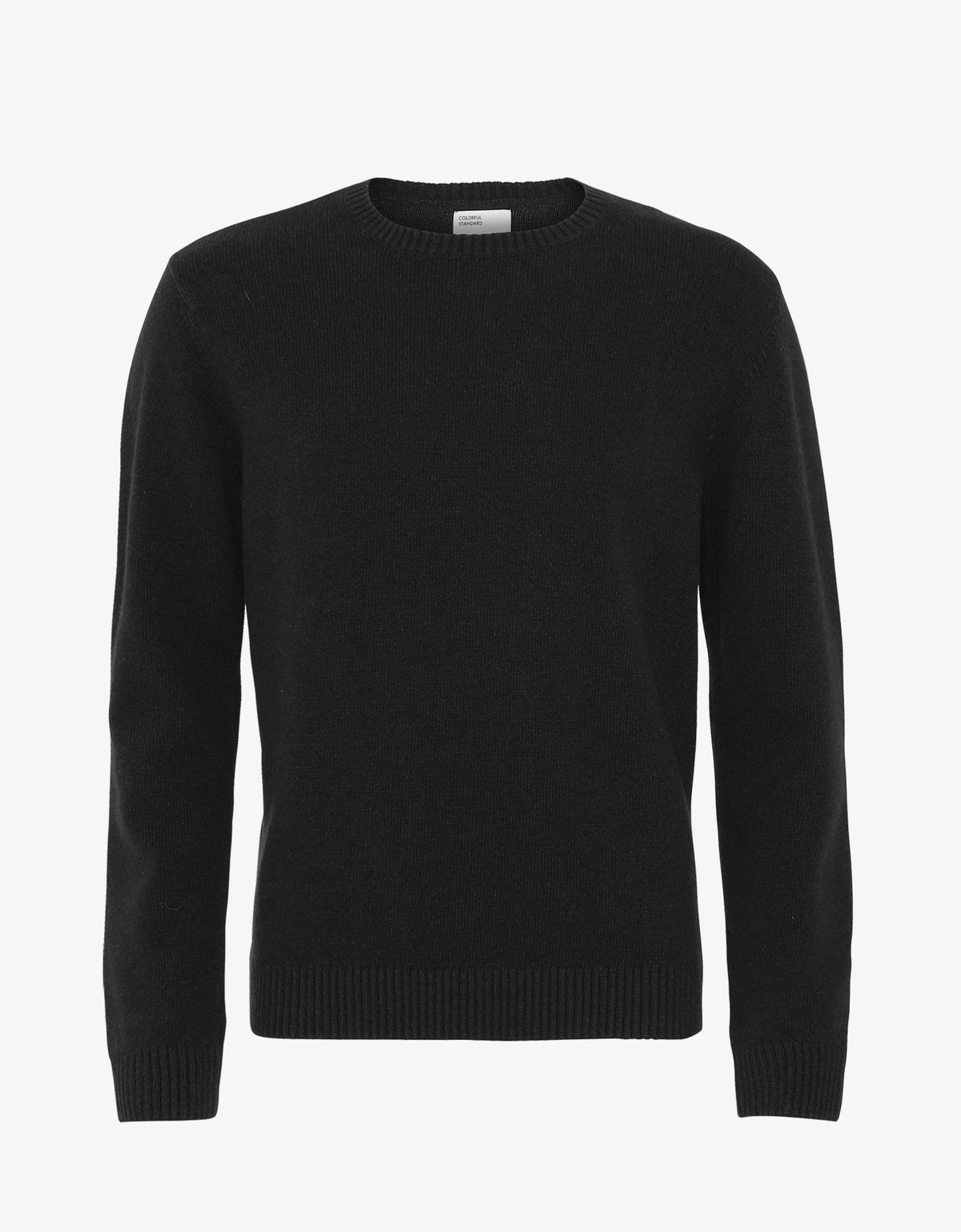 Merino Cashmere Striped Crewneck
