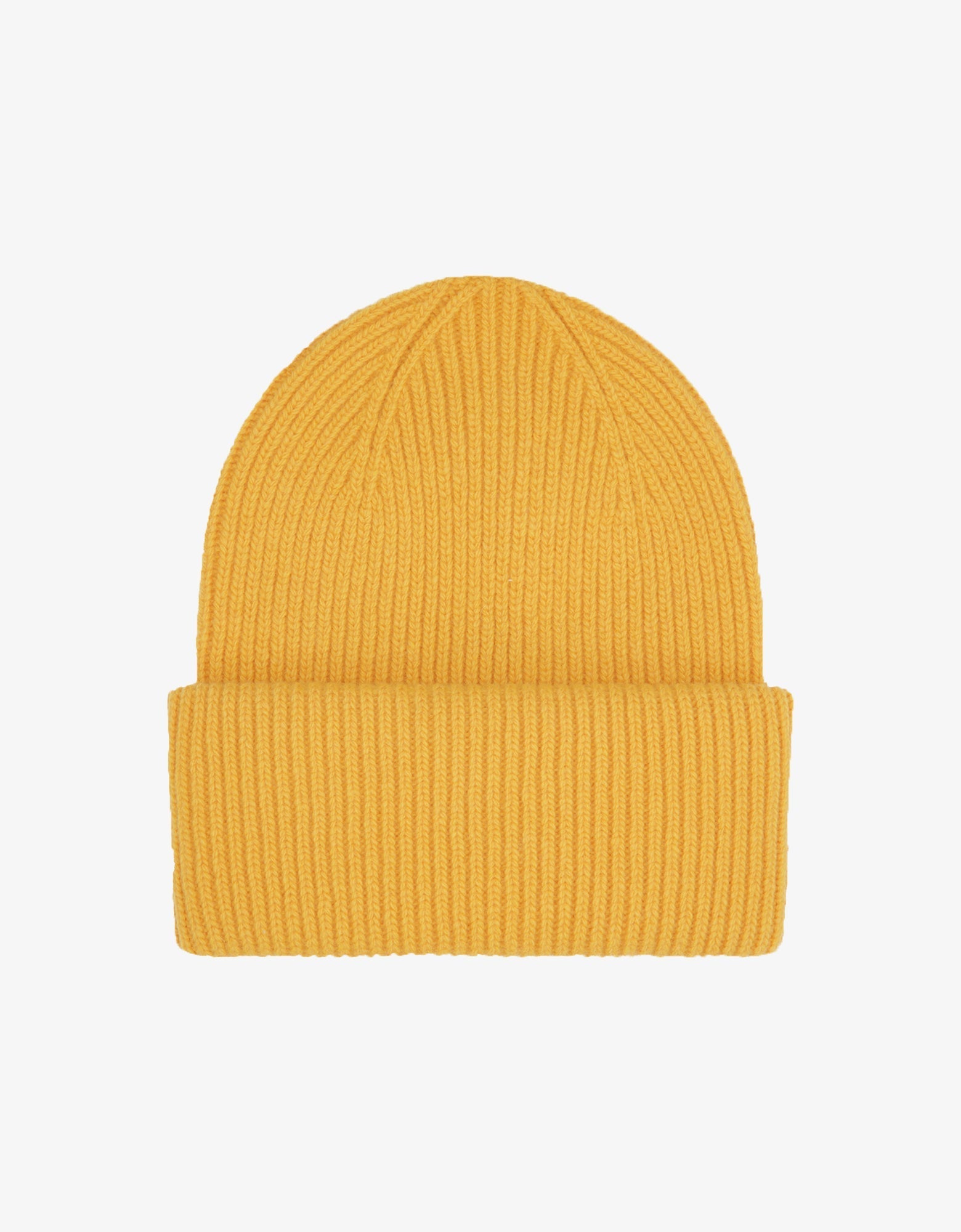 Merino Wool Hat - Burned Yellow