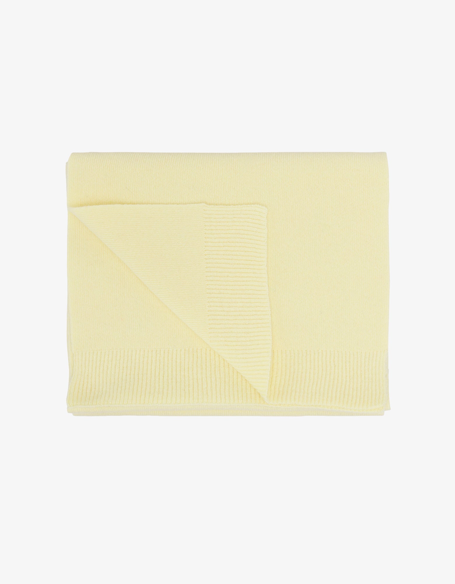 Colorful Standard Merino Wool Scarf Scarf Soft Yellow
