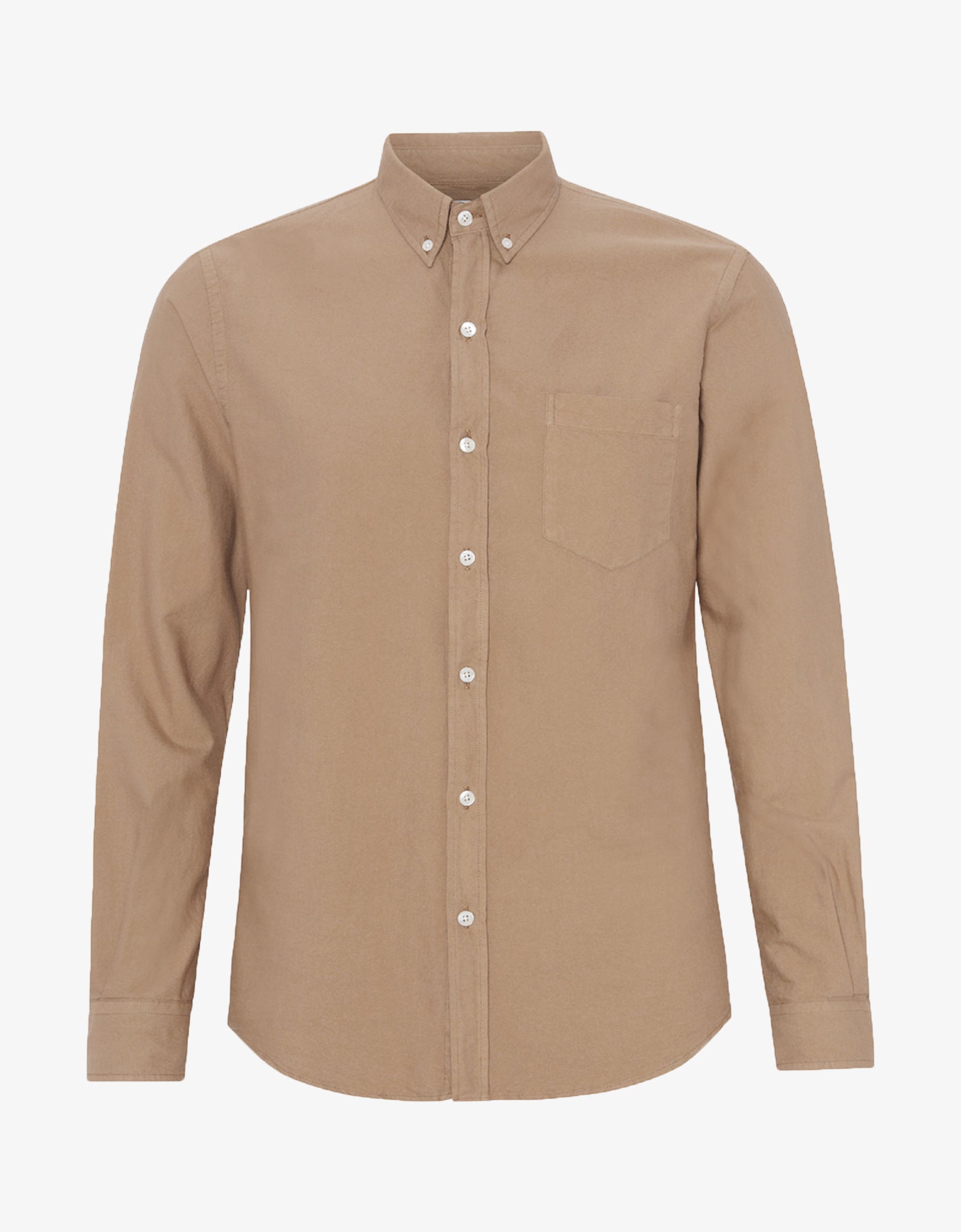 Colorful Standard Organic Button Down Shirt Shirt Desert Khaki