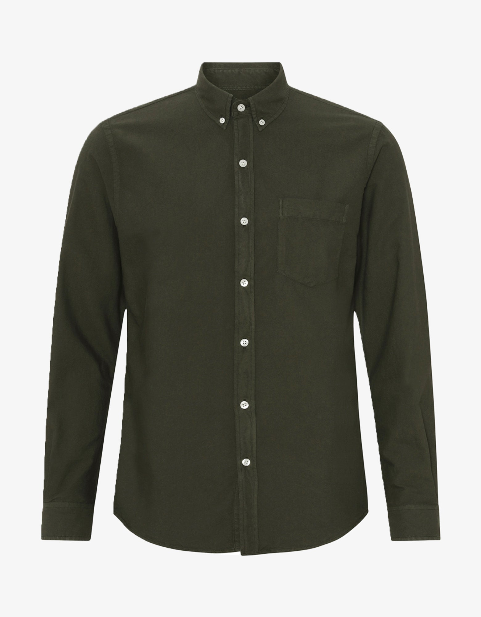 Colorful Standard Organic Button Down Shirt Shirt Hunter Green
