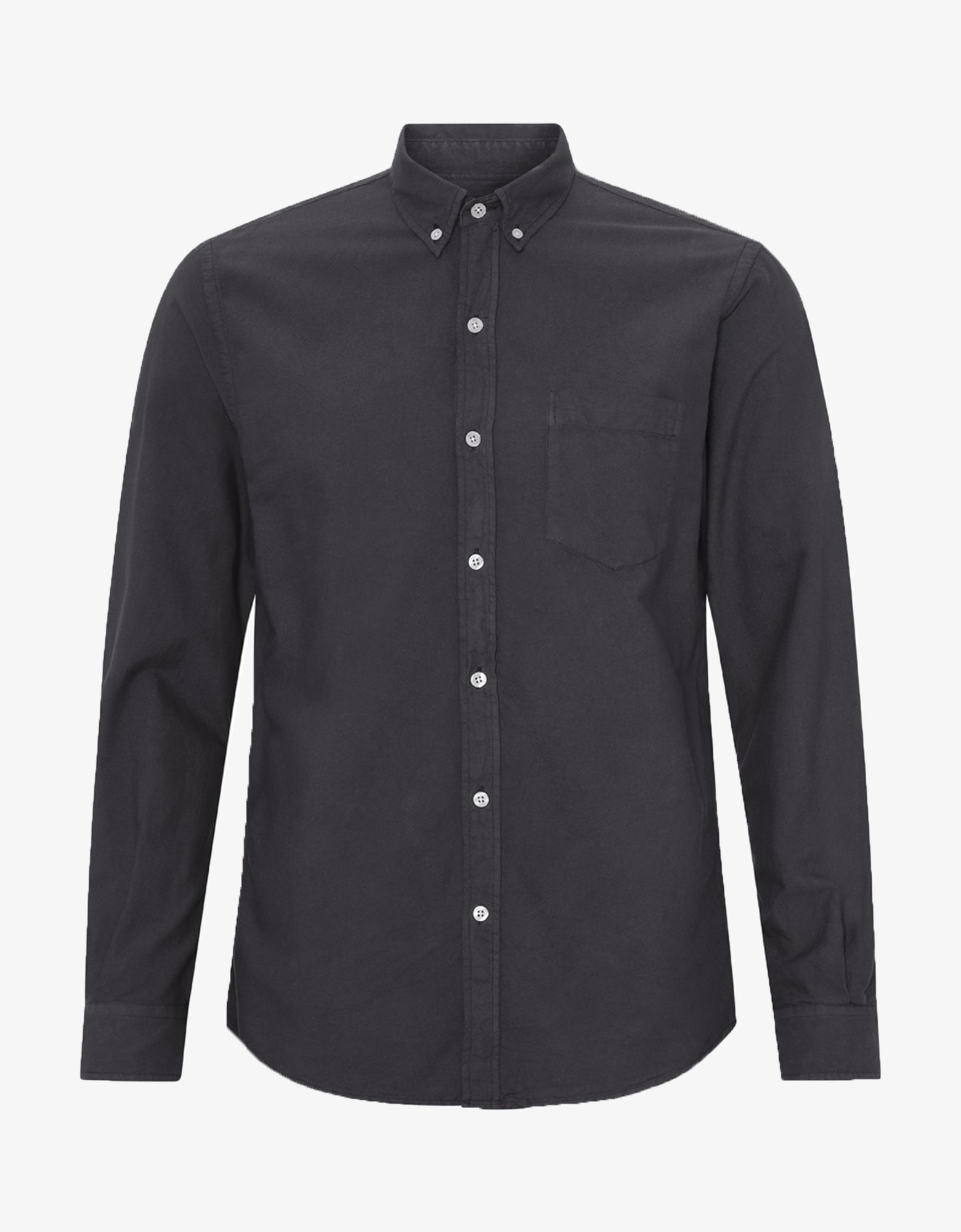 Colorful Standard Organic Button Down Shirt Shirt Lava Grey