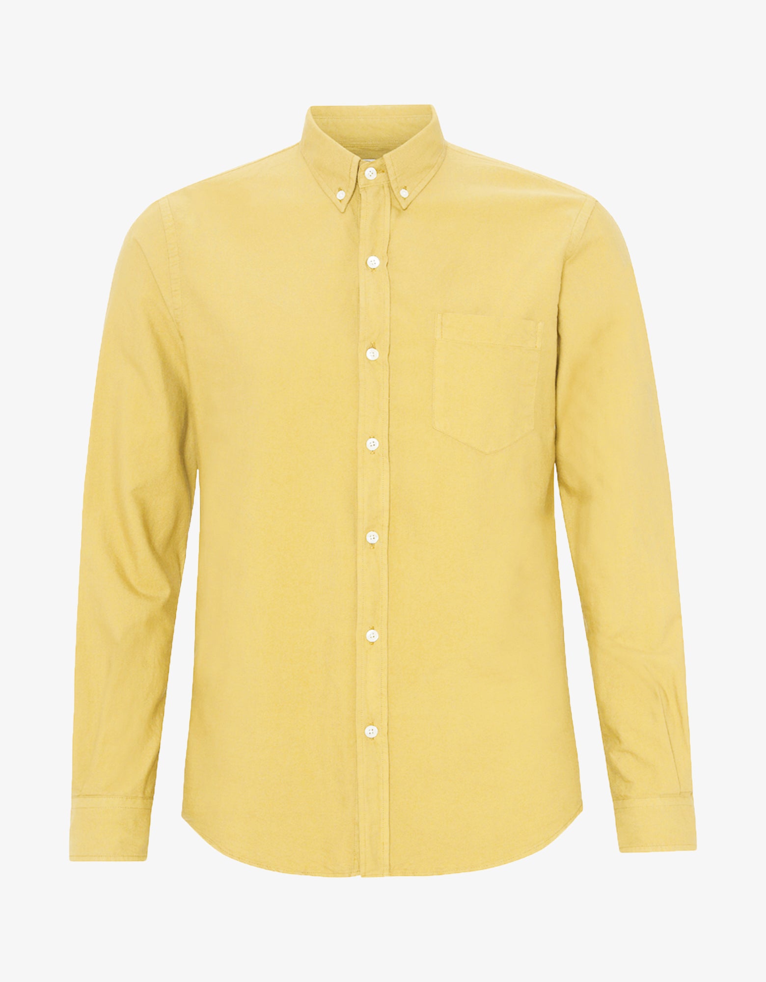 Colorful Standard Organic Button Down Shirt Shirt Lemon Yellow
