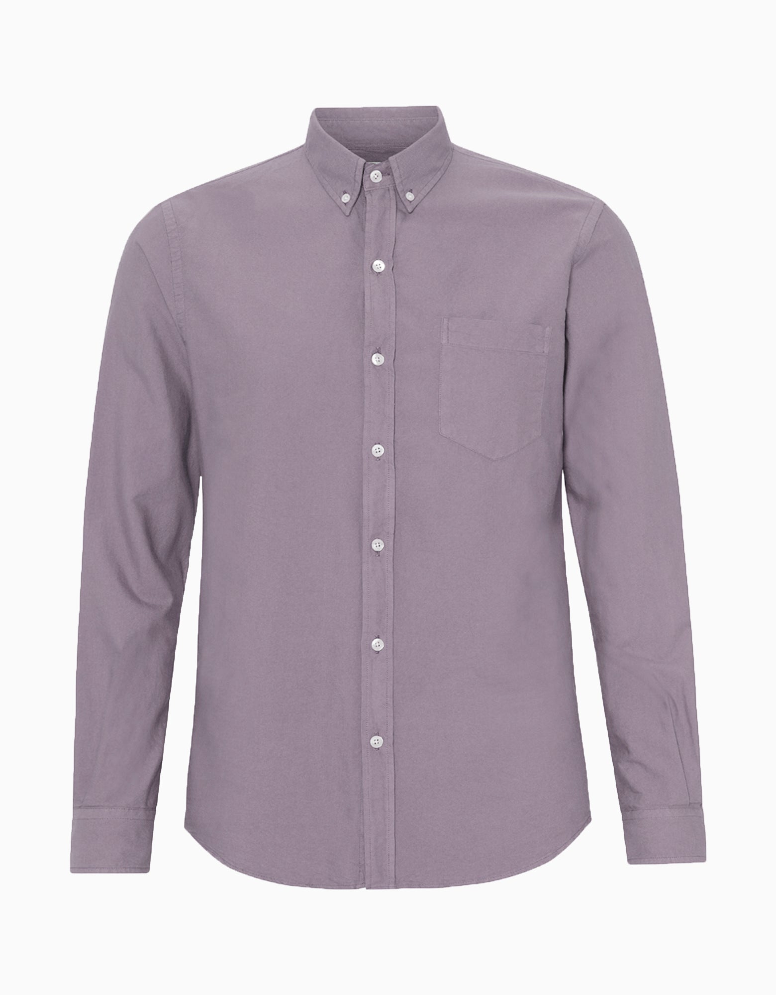 Colorful Standard Organic Button Down Shirt Shirt Purple Haze