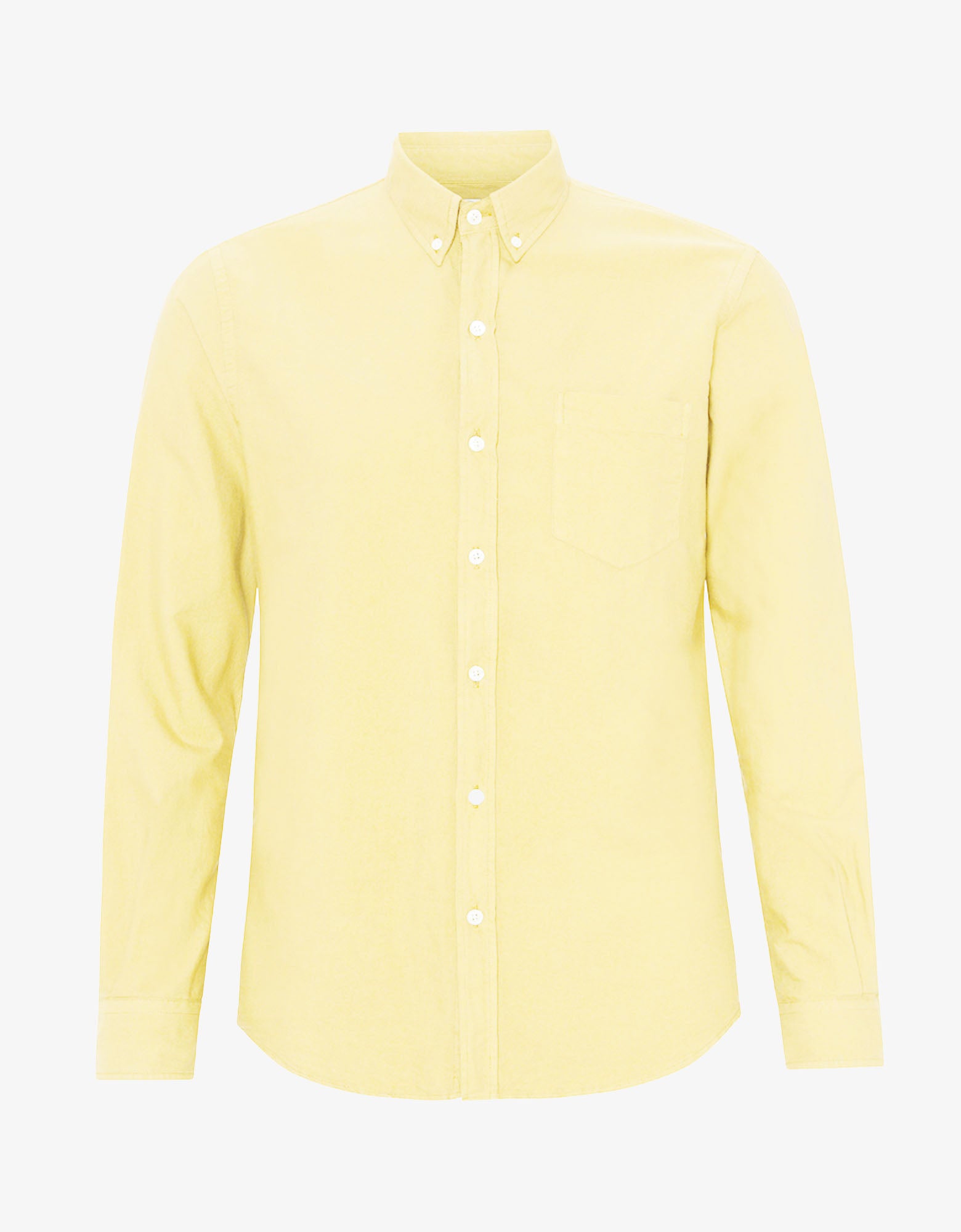 Colorful Standard Organic Button Down Shirt Shirt Soft Yellow