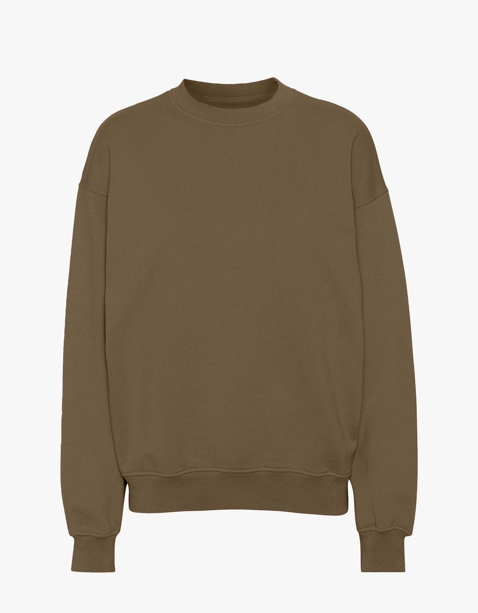 Organic Oversized Crew - Coffee Brown