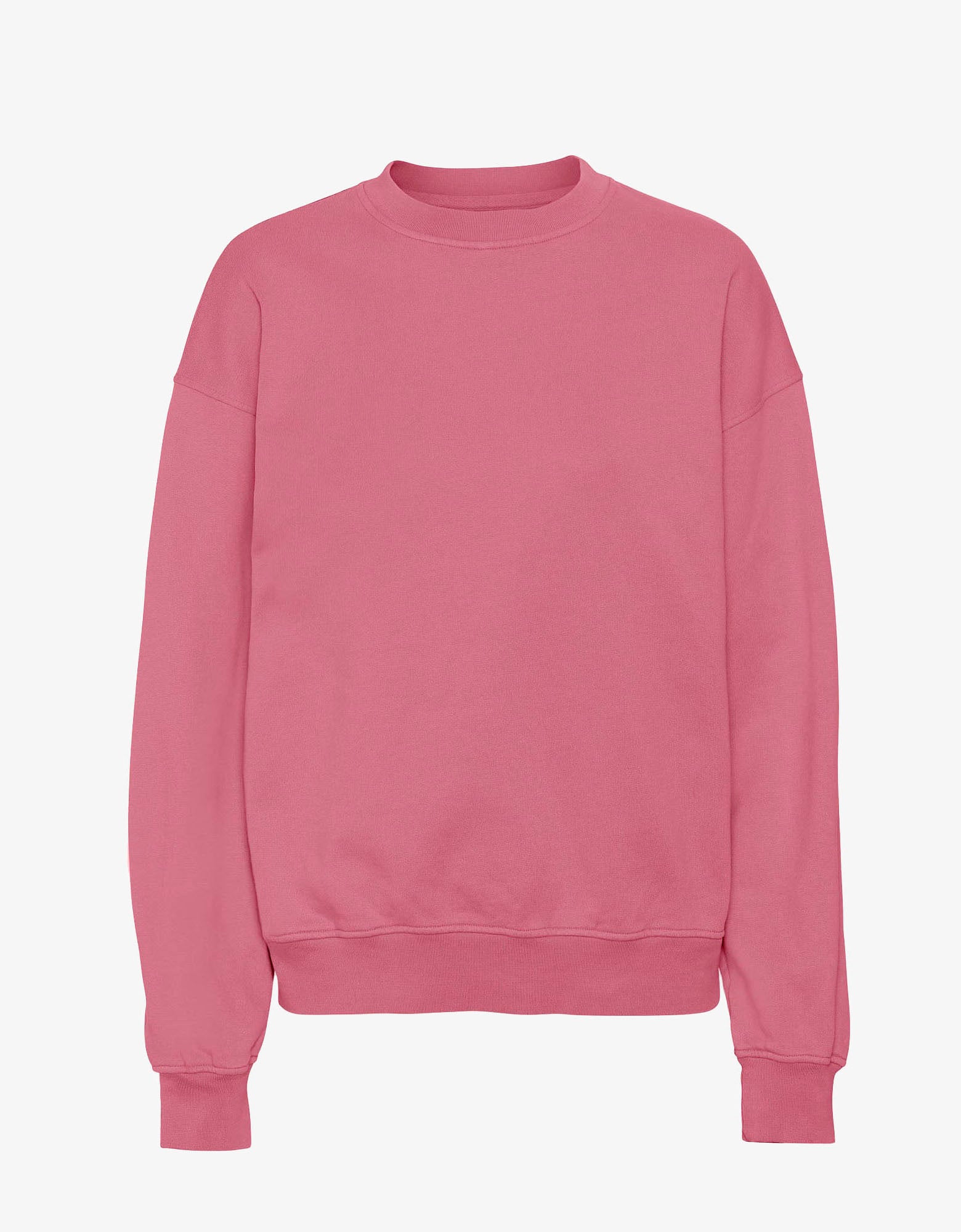 Pink crewneck sweatshirt top