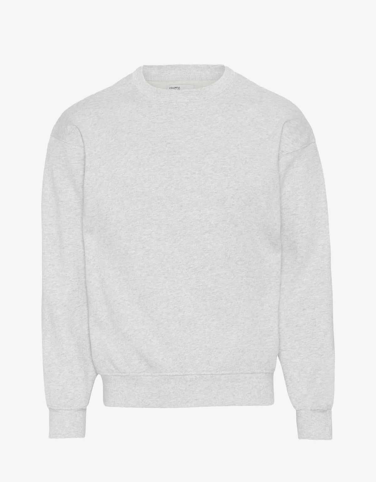 Organic Rib Ss T-Shirt Snow Melange
