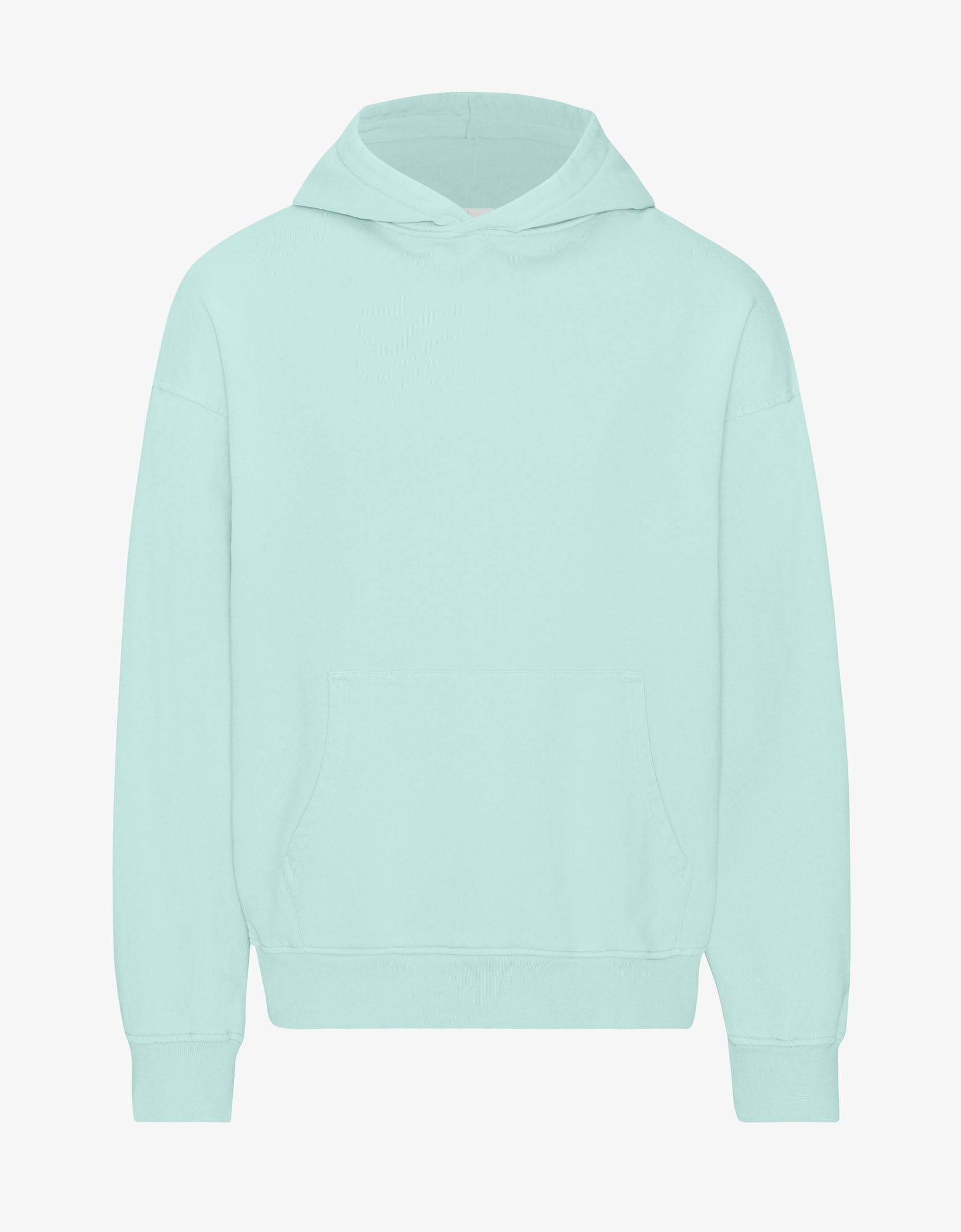 Organic Oversized Hood Light Aqua