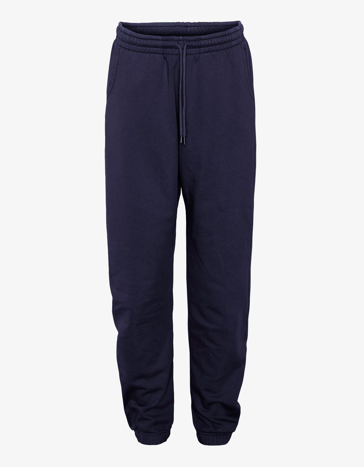 Navy Blue Organic Cotton Narrow Pants