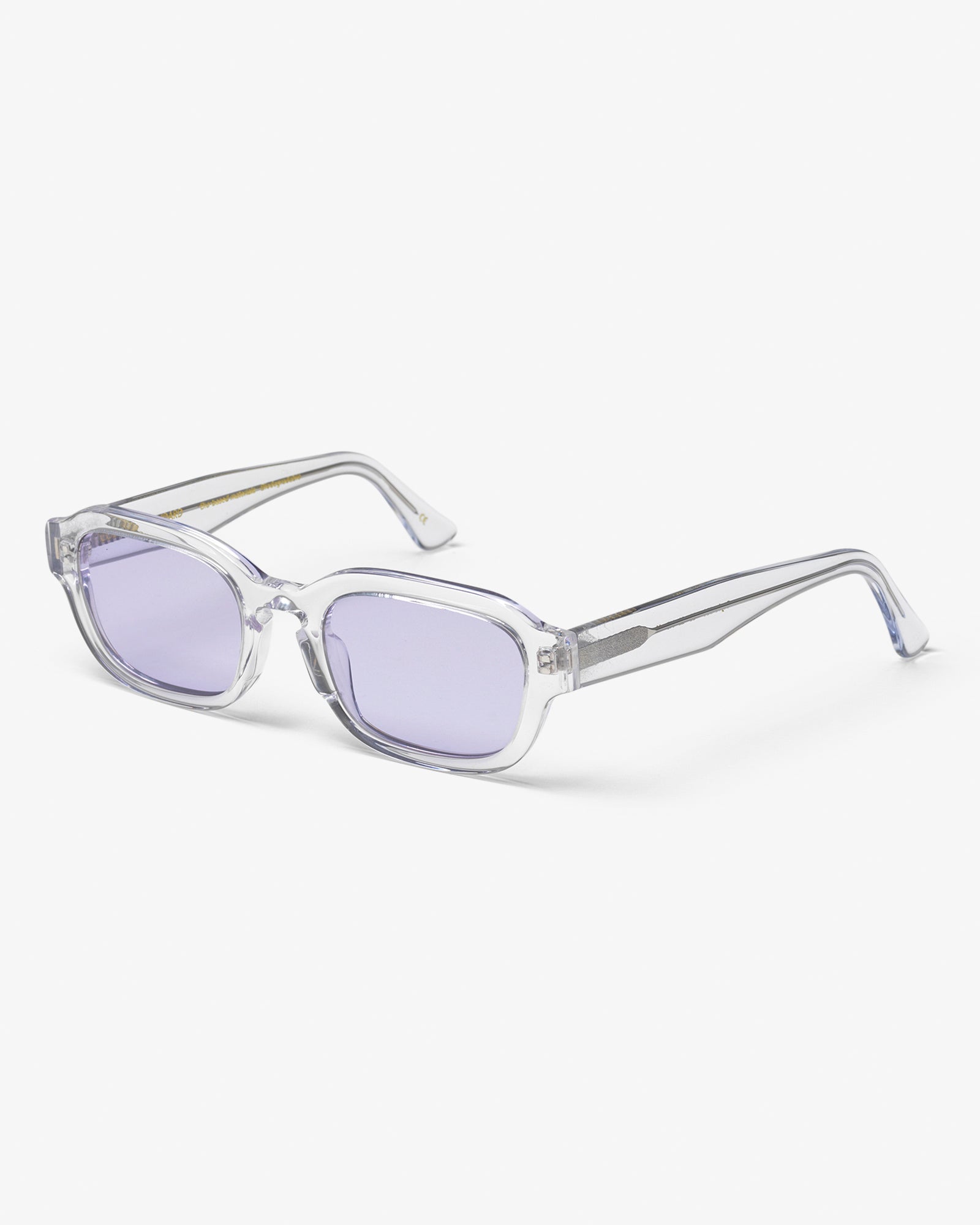 Colorful Standard Sunglass 01 Sunglasses Crystal Clear / Lavender