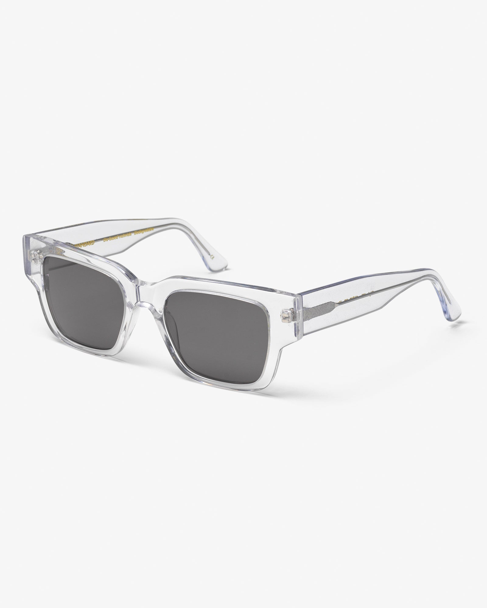 Colorful Standard Sunglass 02 Sunglasses Crystal Clear / Black