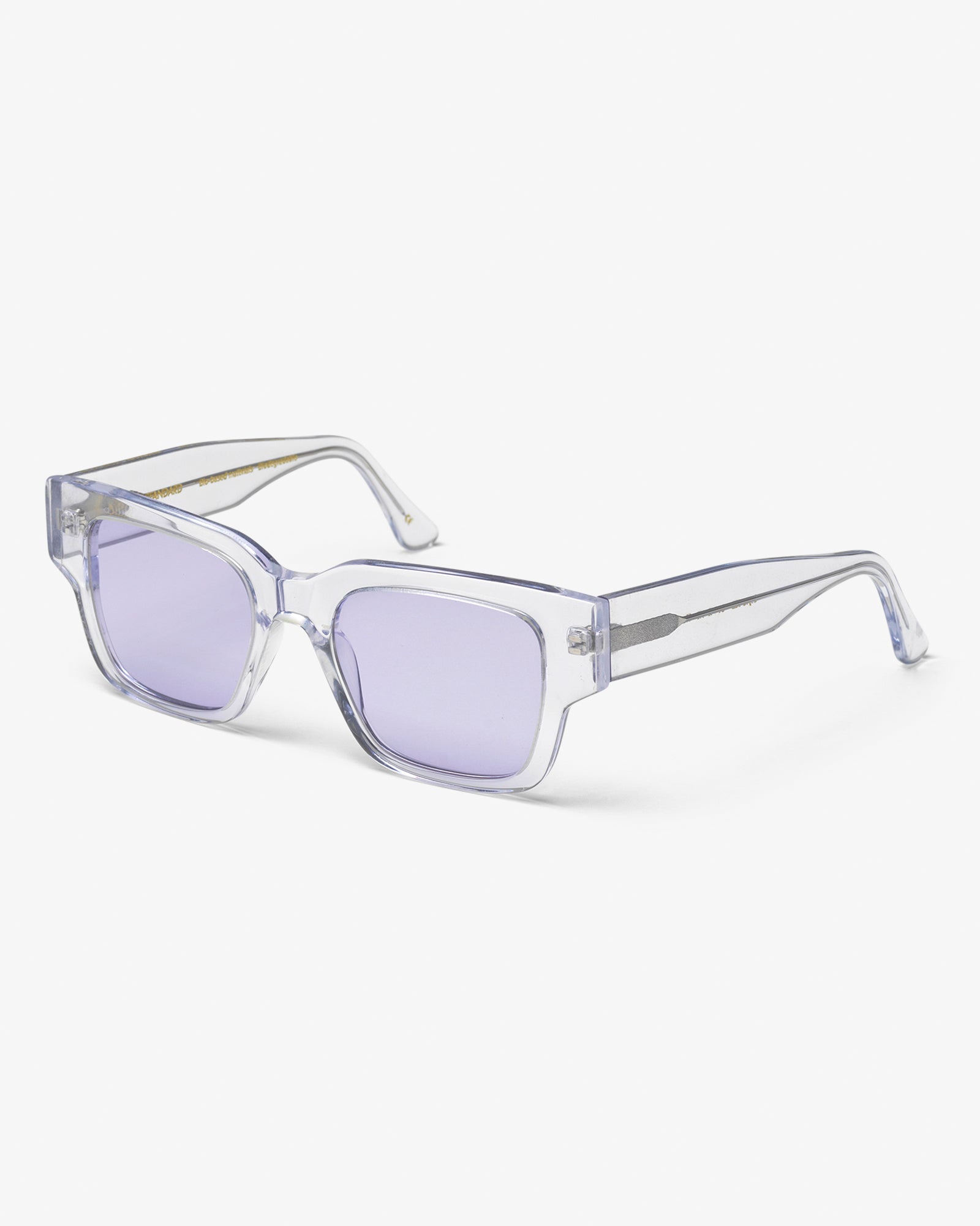 Colorful Standard Sunglass 02 Sunglasses Crystal Clear / Lavender