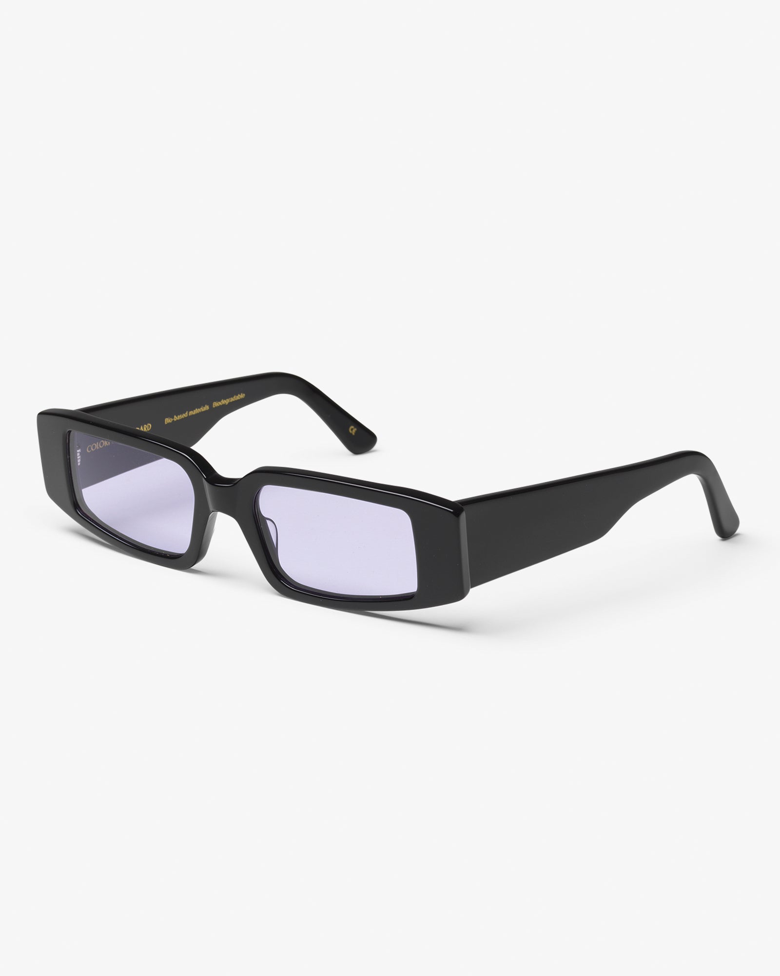 Colorful Standard Sunglass 05 Sunglasses Deep Black Solid / Lavender