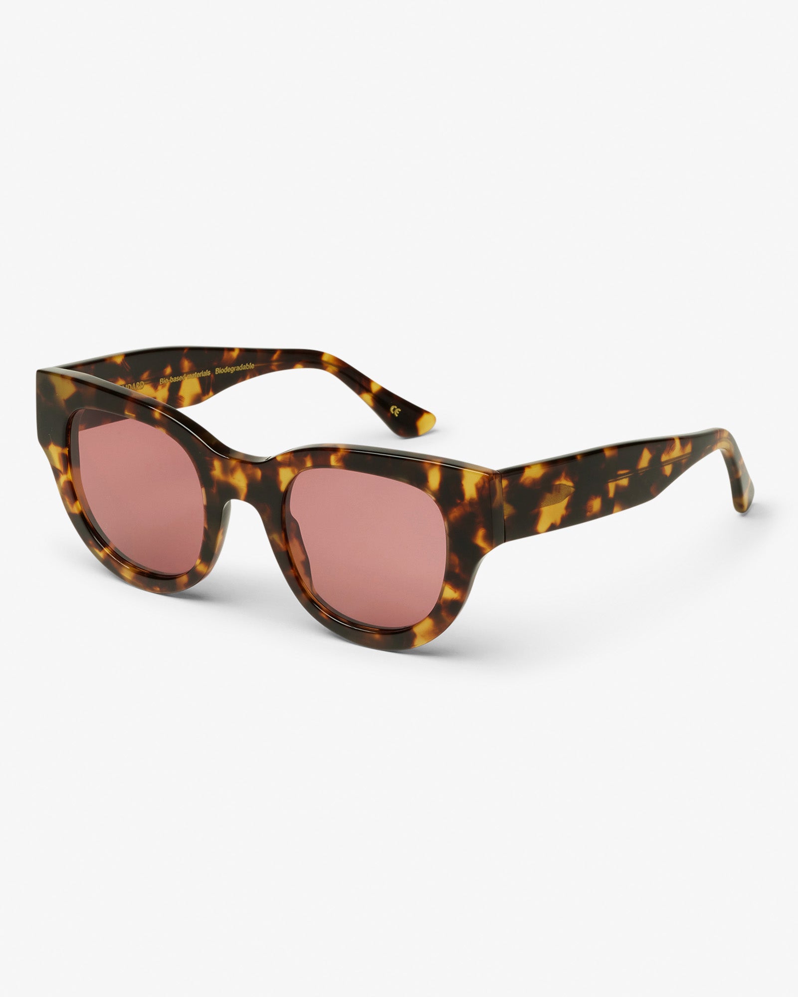 Colorful Standard Sunglass 06 Sunglasses Classic Havana / Dark Pink