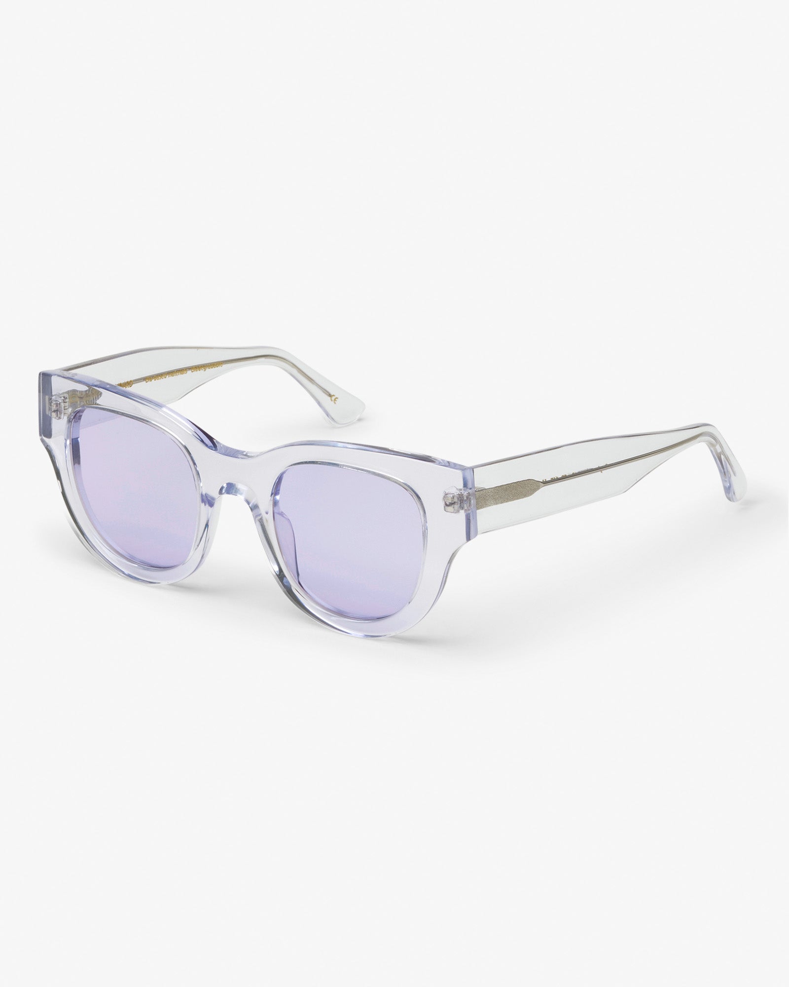 Colorful Standard Sunglass 06 Sunglasses Crystal Clear / Lavender