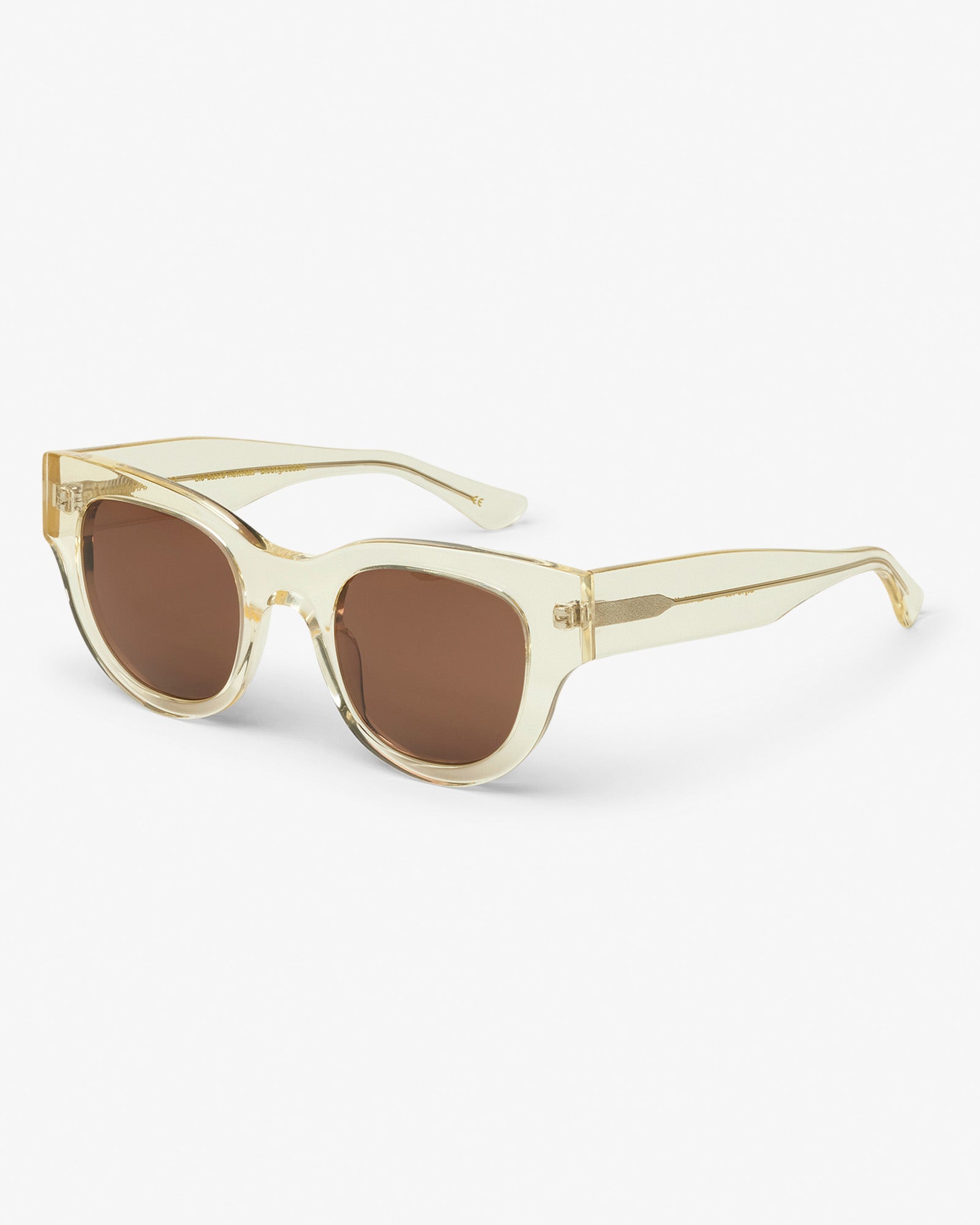 Colorful Standard Sunglass 06 Sunglasses Soft Yellow / Brown