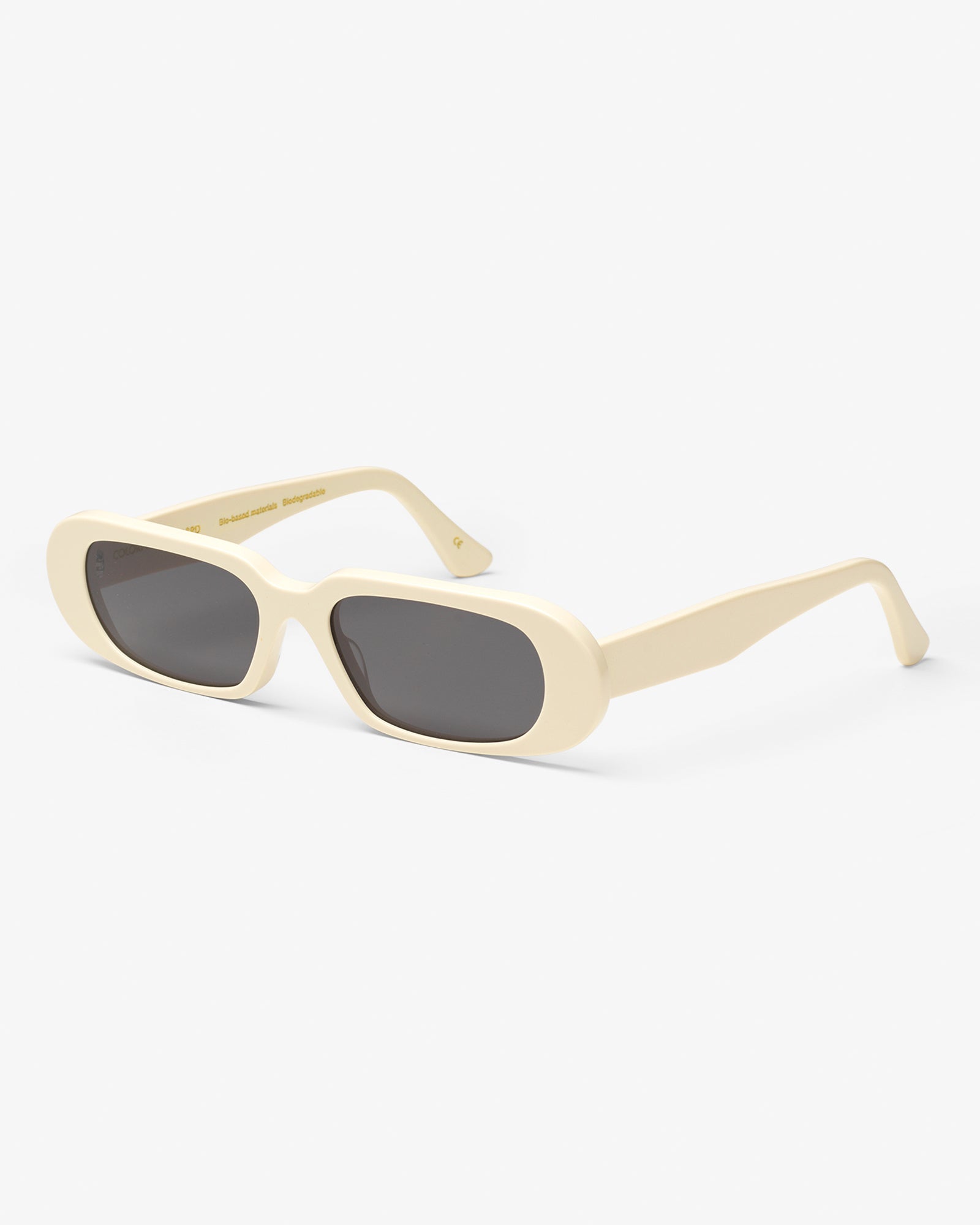 Colorful Standard Sunglass 09 Sunglasses Ivory White Solid / Black