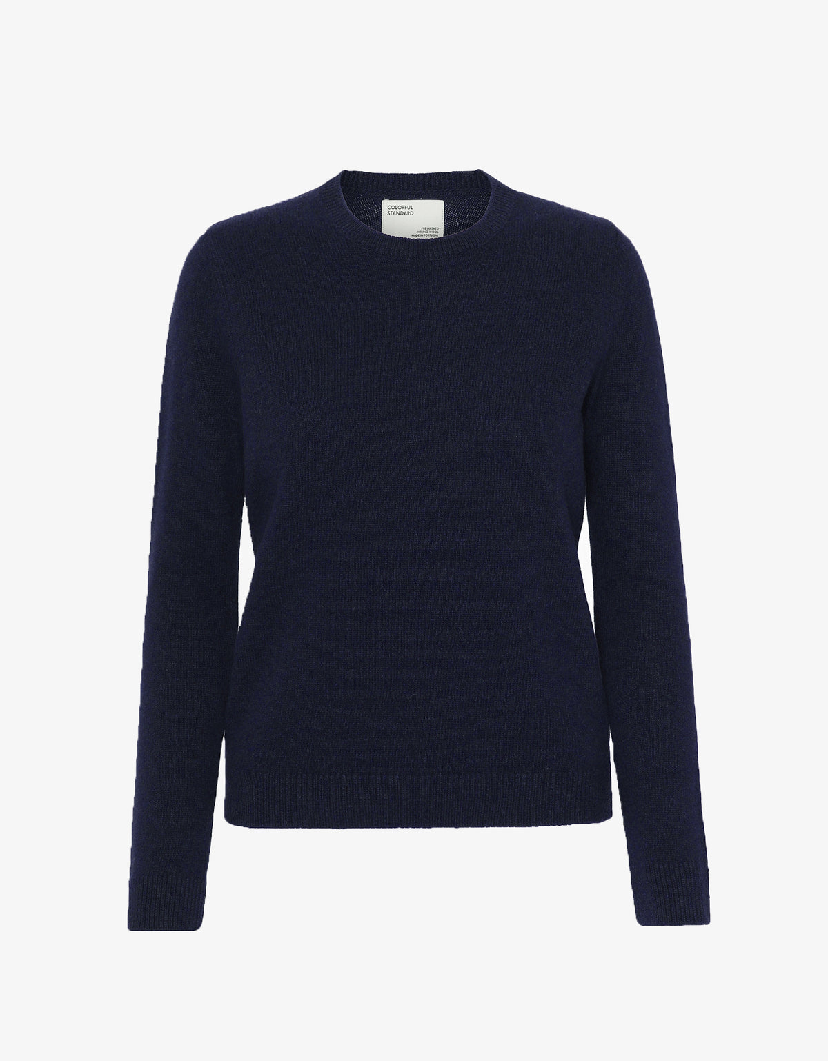 Women Classic Merino Wool Crew - Navy Blue  Colorful Standard