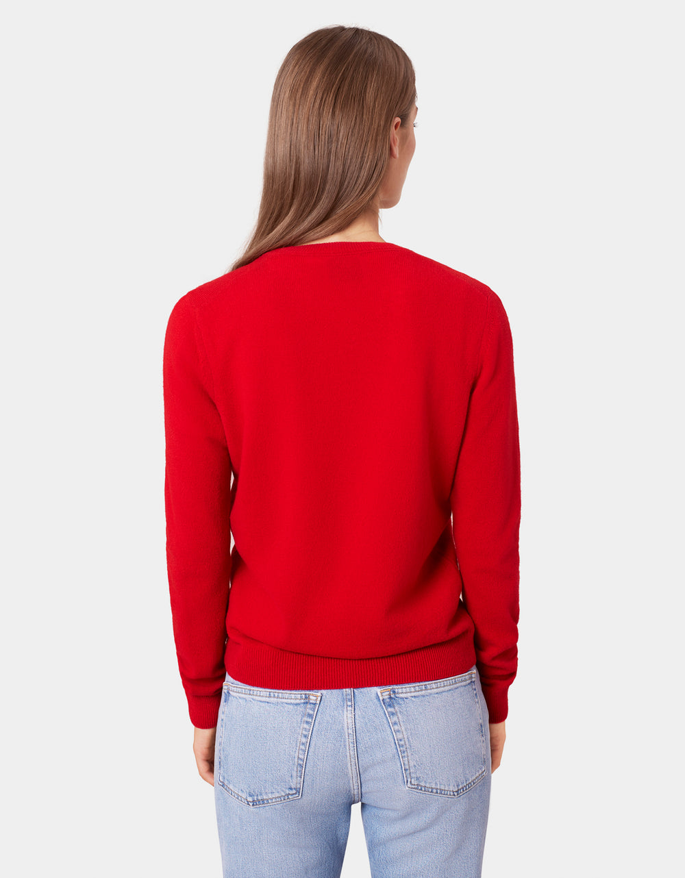 Women Classic Merino Wool Crew - Ocean Green