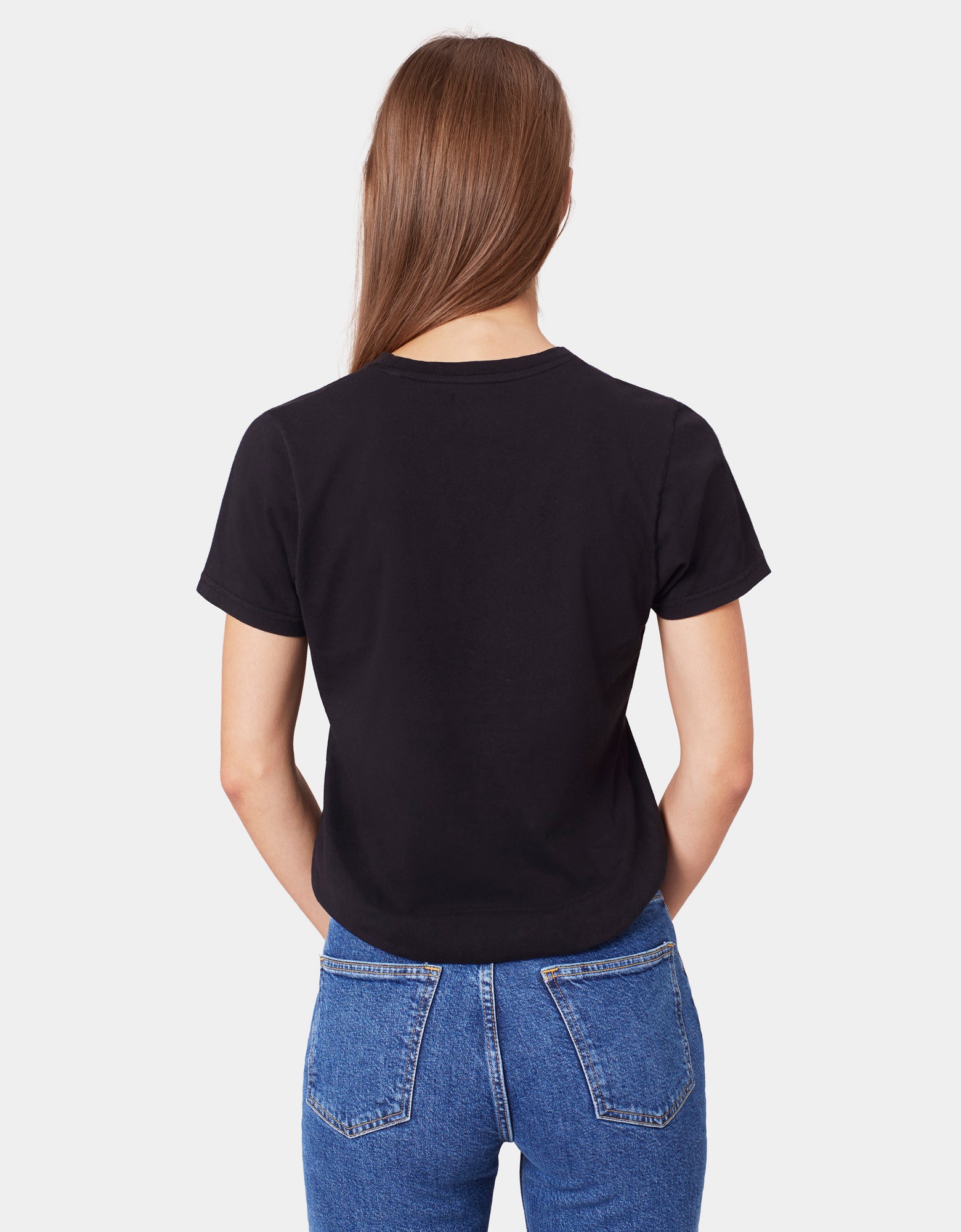 Women Light Organic Tee Deep Black