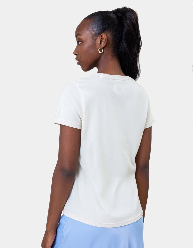 6.5OZ MEDIUM WEIGHT STANDARD L/S T-SHIRT / OPTIC WHITE