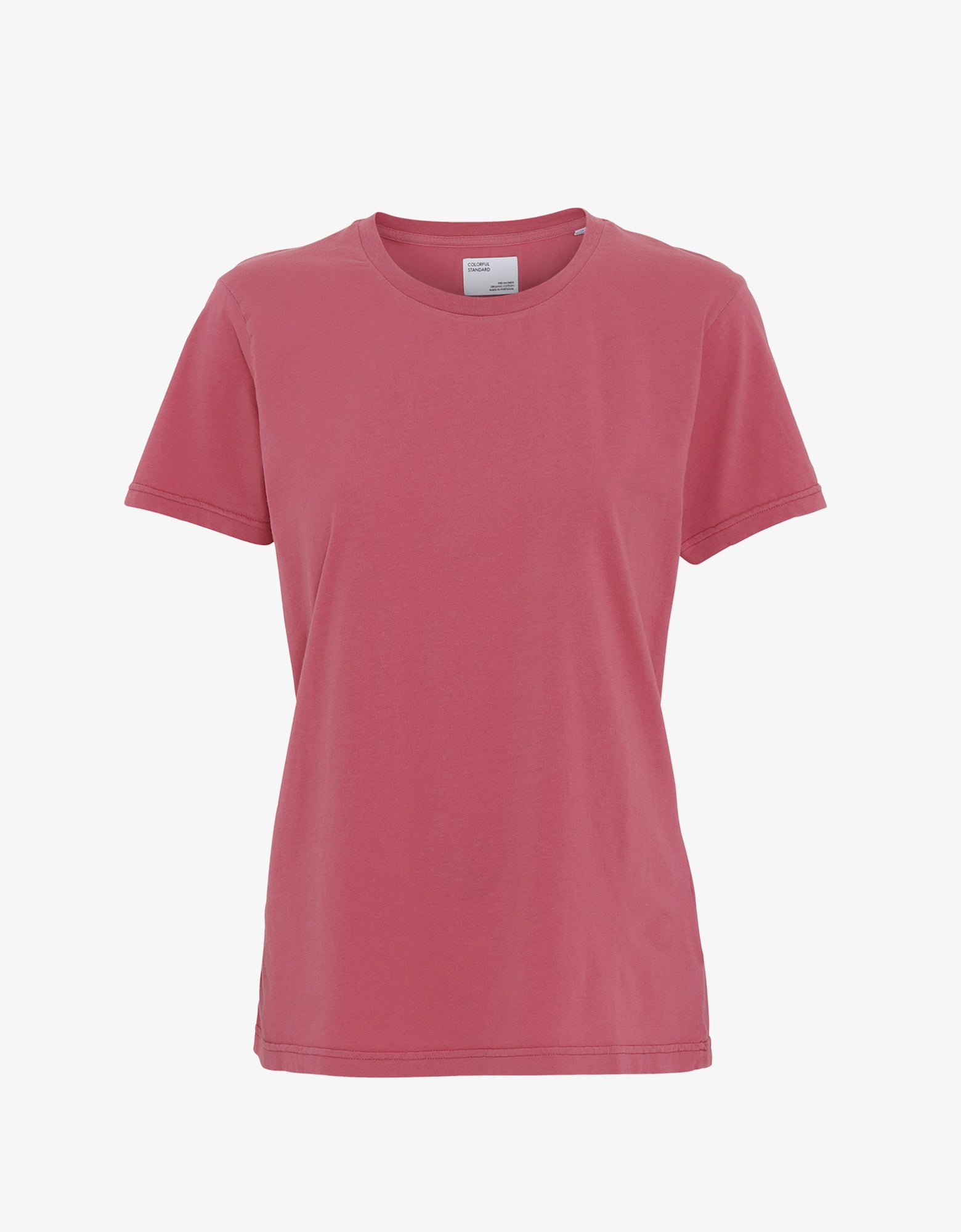 Women's Organic Cotton Essential T-Shirt in Soft Pink Marl