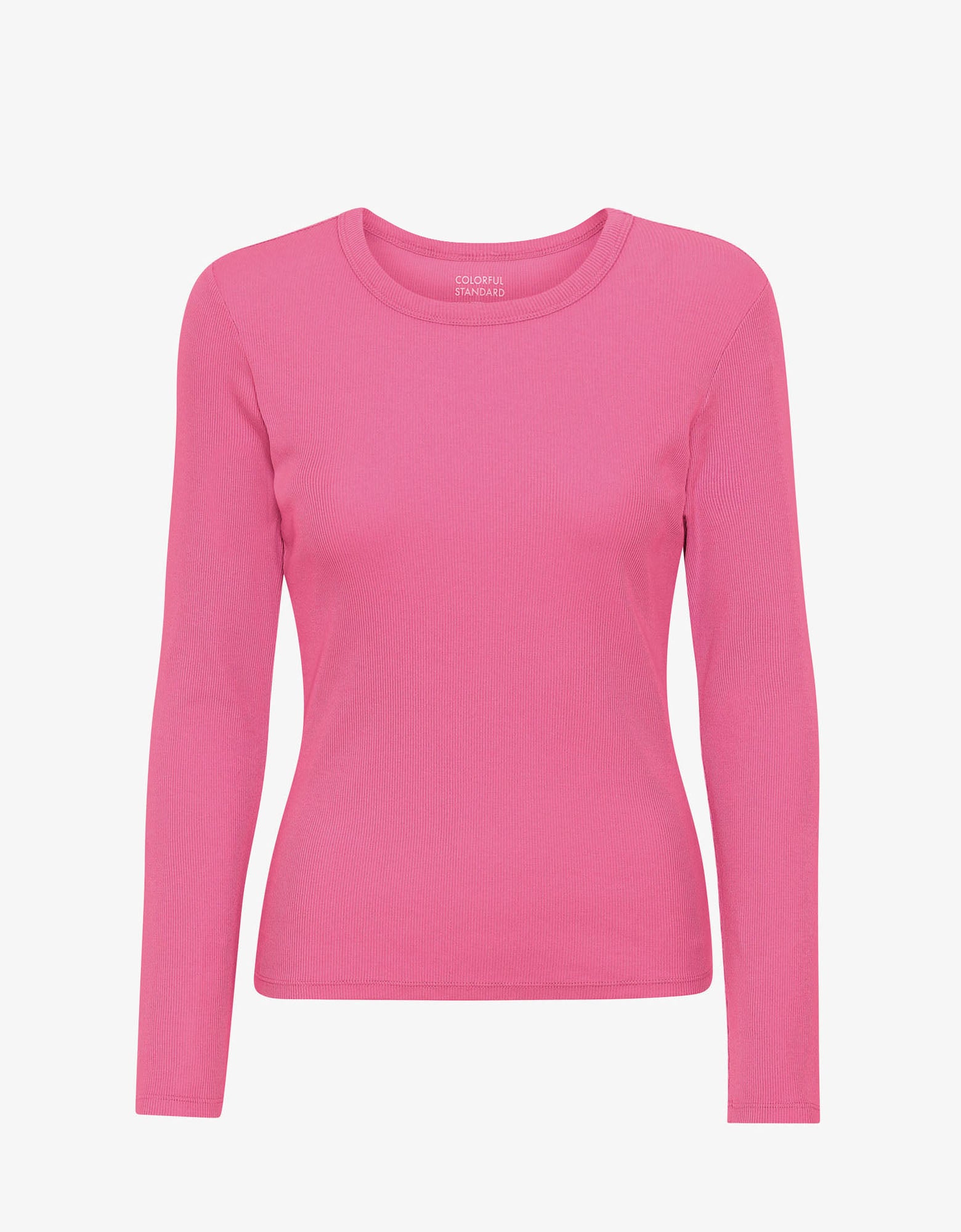 Colorful Standard Women Organic Rib LS T-Shirt Women LS T-Shirt Bubblegum Pink