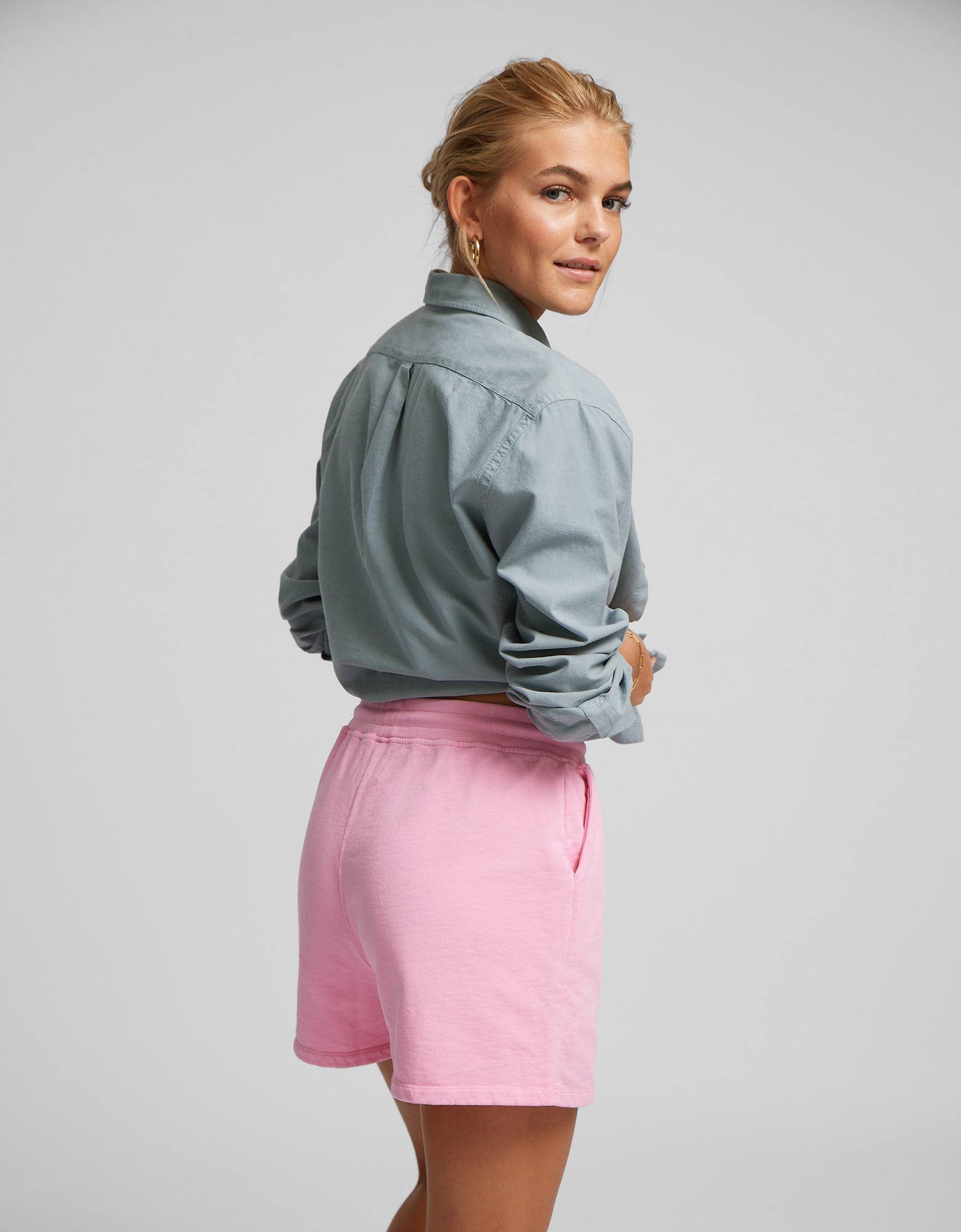 Colorful Standard Women Organic Sweatshorts Women Shorts Cloudy Grey