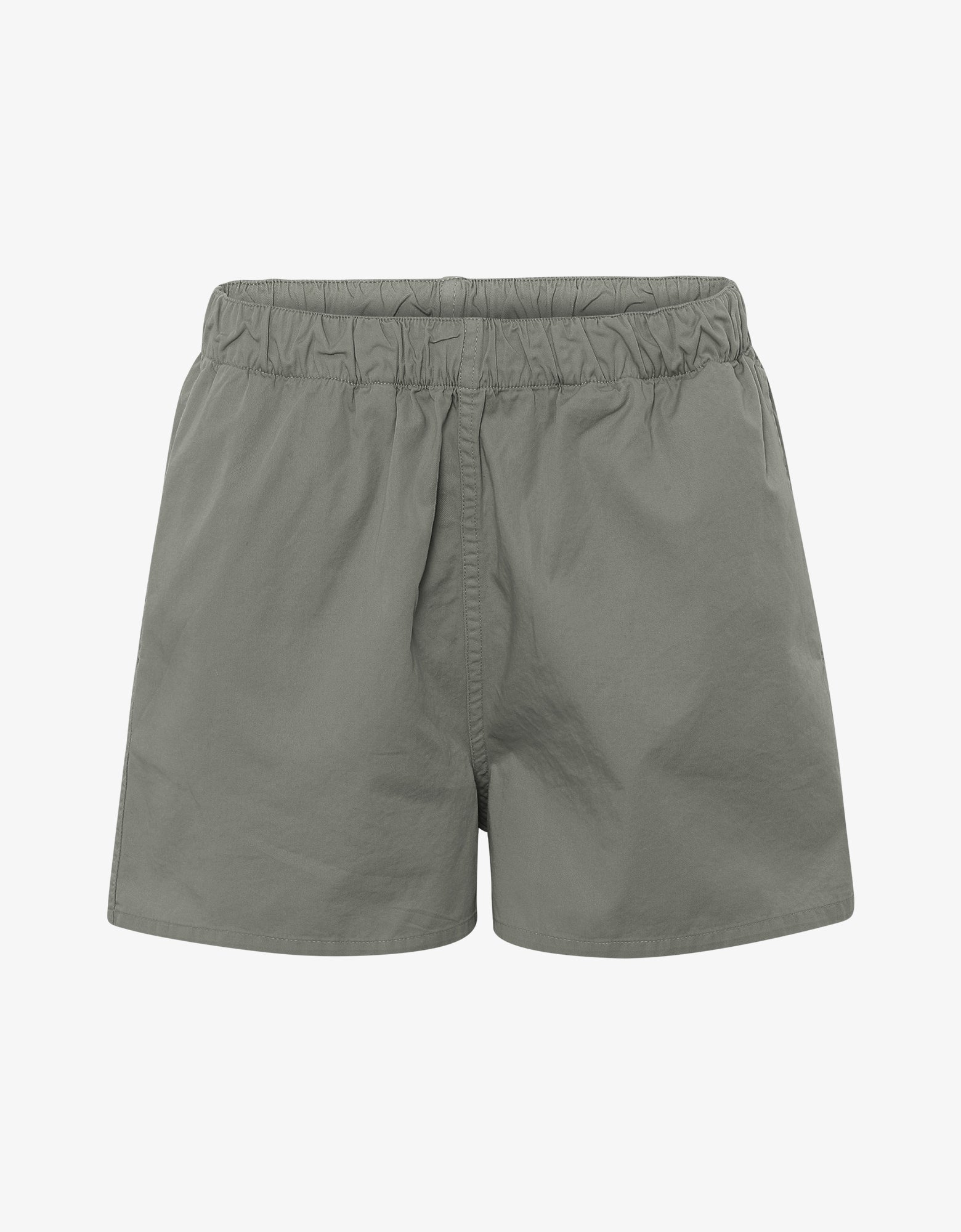 Colorful Standard Classic Organic Twill Drawstring Shorts Dusty Olive at Ca
